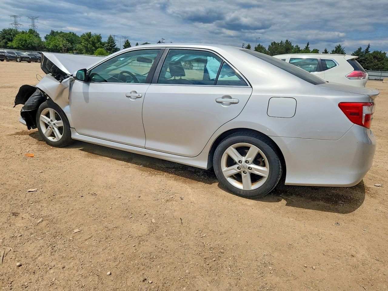 2014 Toyota Camry Se Silver vin: 4T1BF1FK4EU859349