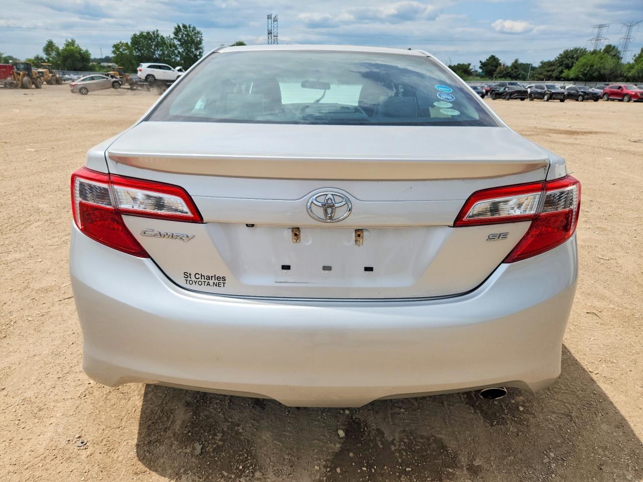 2014 Toyota Camry Se Silver vin: 4T1BF1FK4EU859349