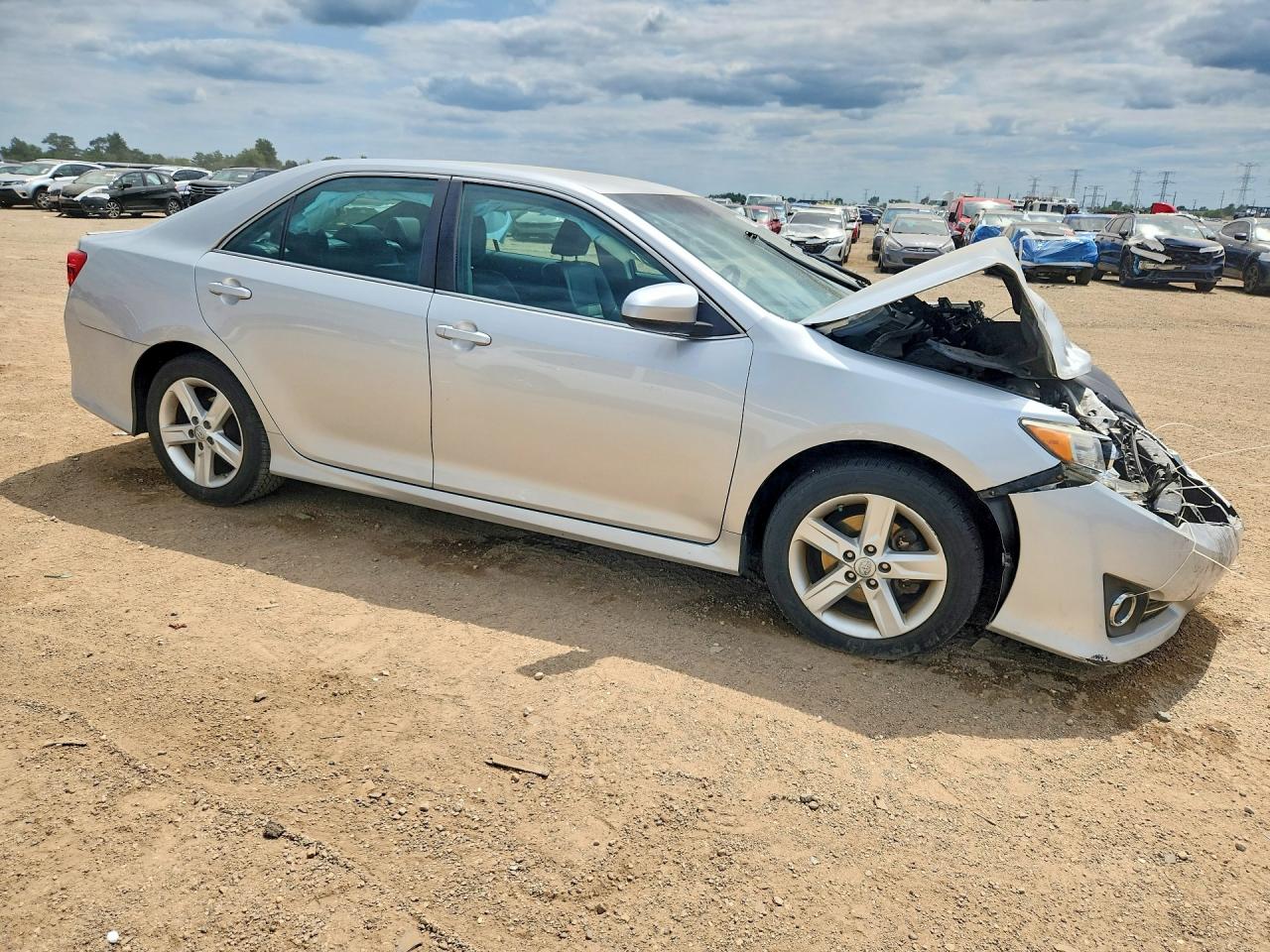 2014 Toyota Camry Se Silver vin: 4T1BF1FK4EU859349
