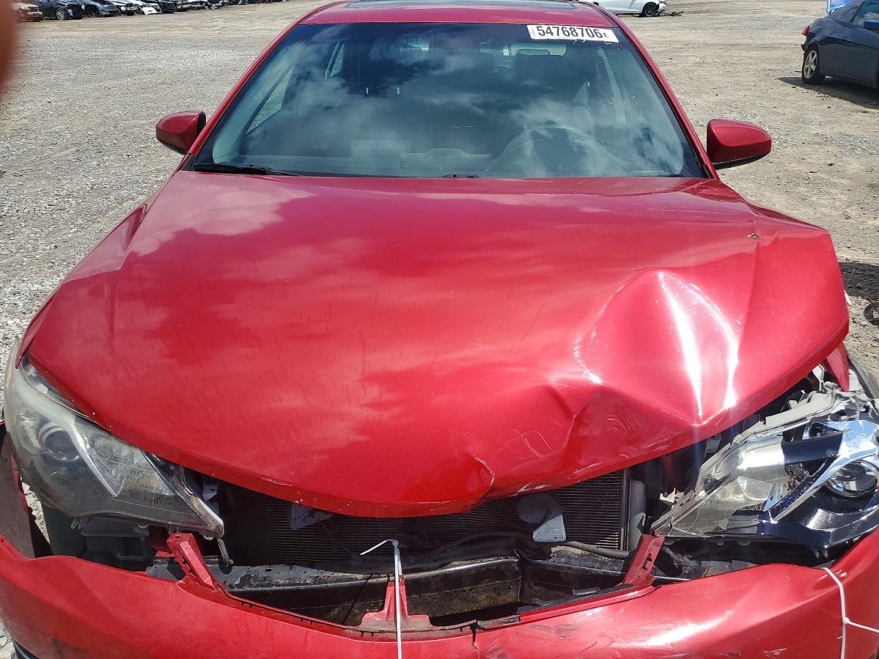 2014 Toyota Camry Se Sport Red vin: 4T1BF1FK4EU859870
