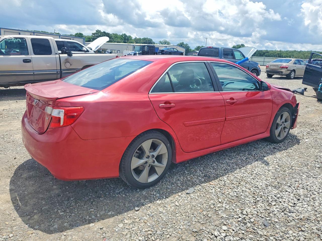 2014 Toyota Camry Se Sport Red vin: 4T1BF1FK4EU859870