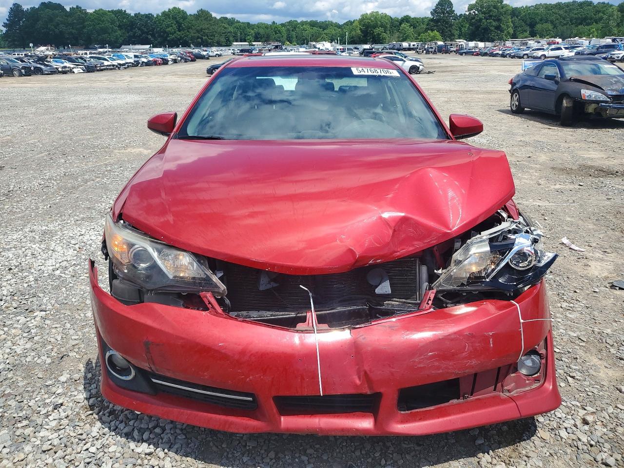 2014 Toyota Camry Se Sport Red vin: 4T1BF1FK4EU859870