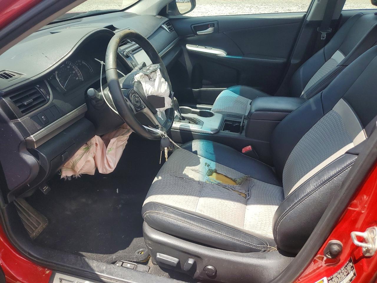 2014 Toyota Camry Se Sport Red vin: 4T1BF1FK4EU859870