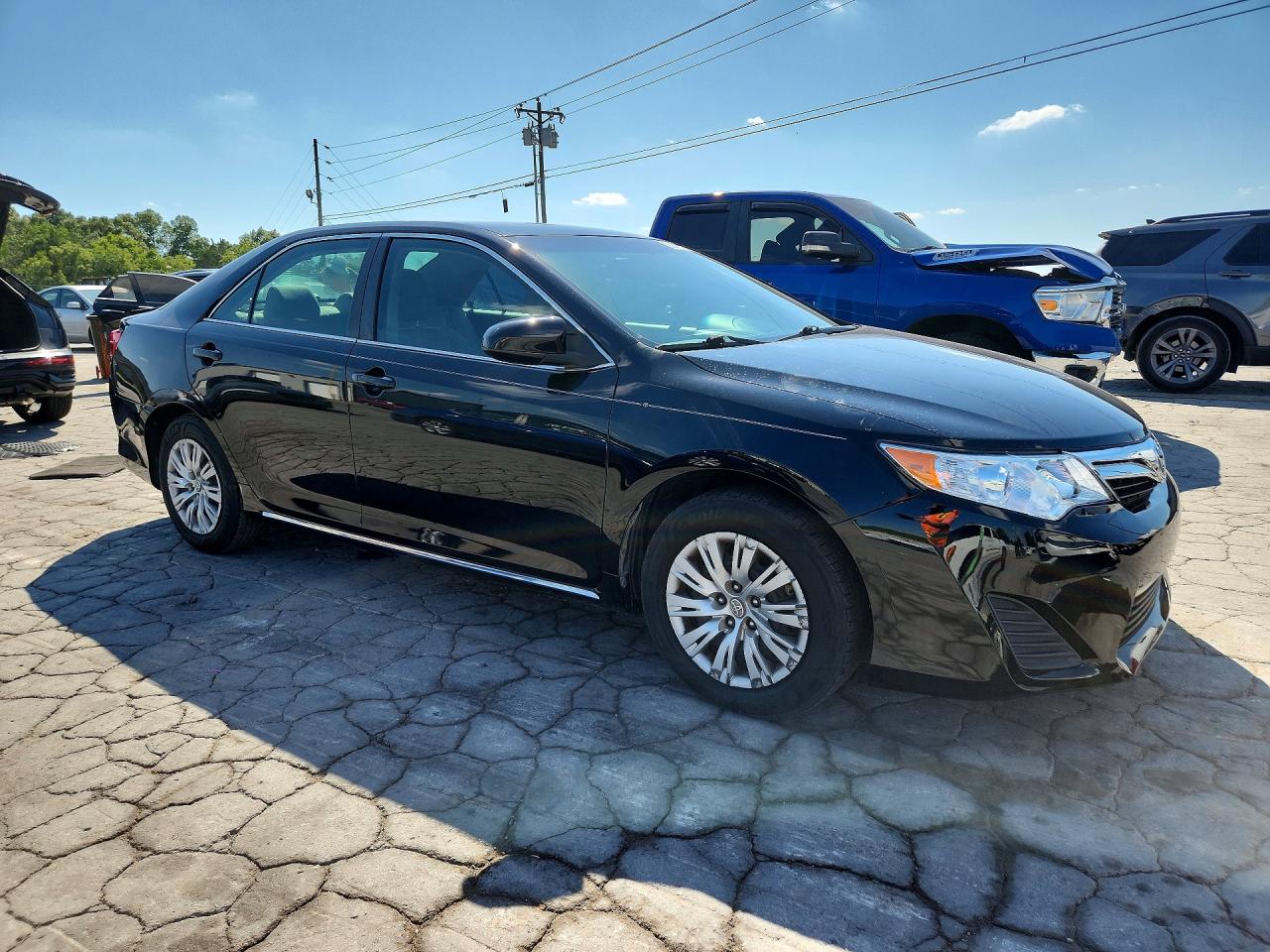 2014 Toyota Camry Le Черный vin: 4T1BF1FK4EU871081