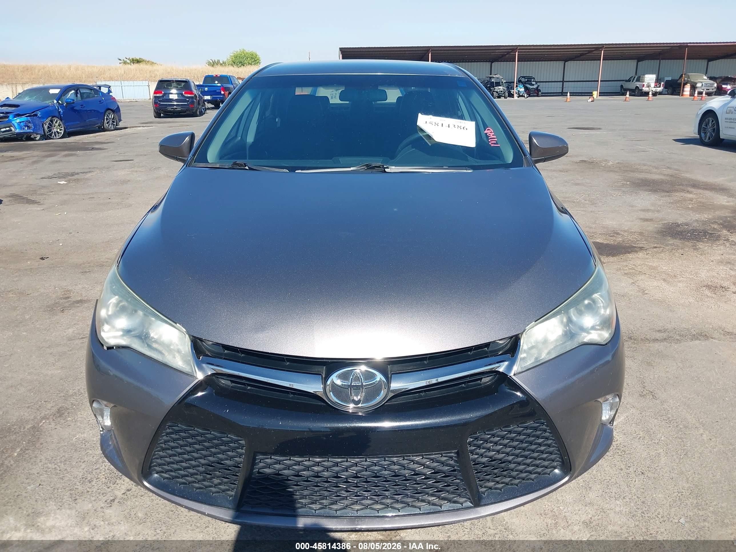 2015 Toyota Camry Se Brown vin: 4T1BF1FK4FU003700