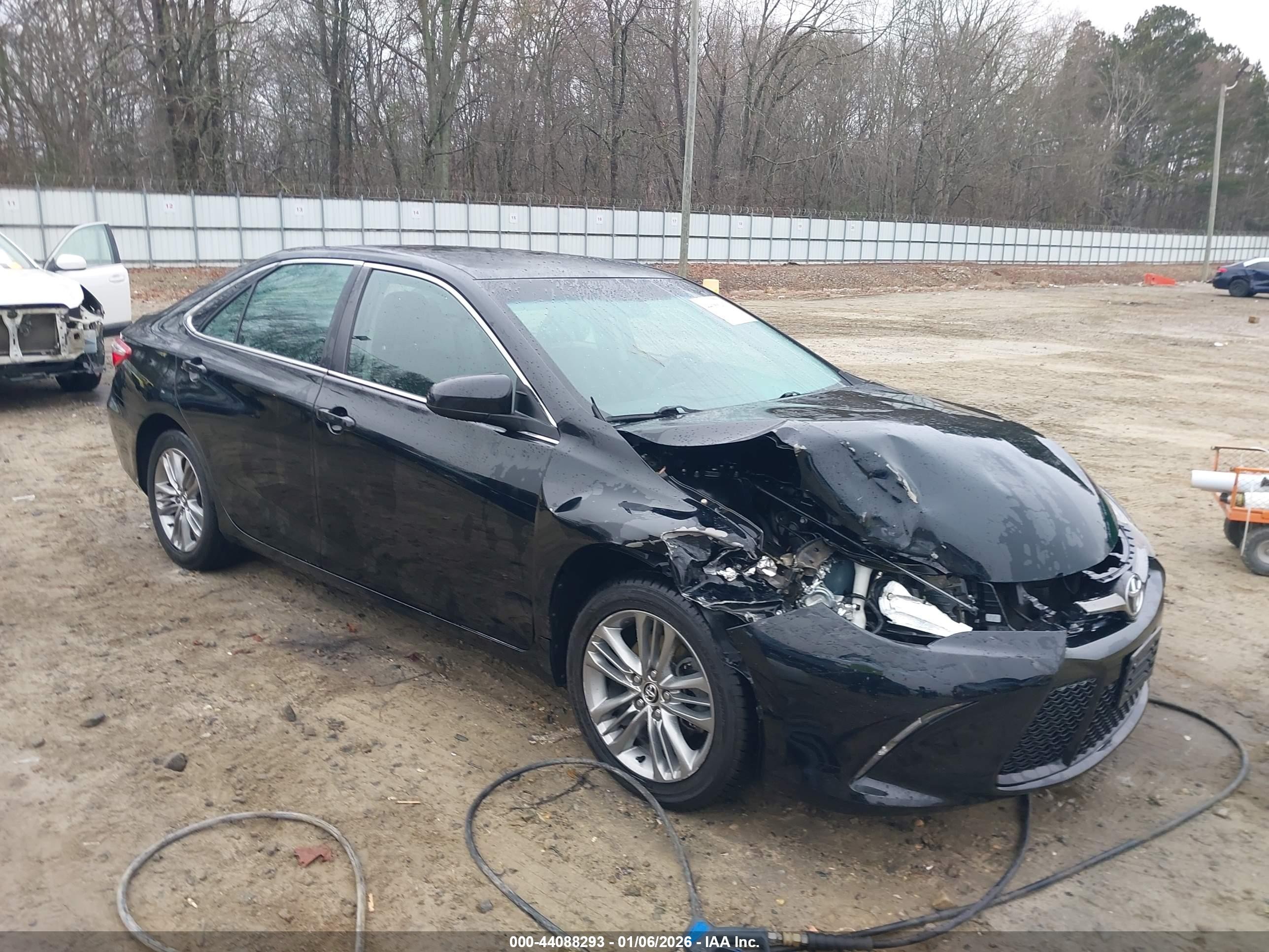 2015 Toyota Camry Se Black vin: 4T1BF1FK4FU014891