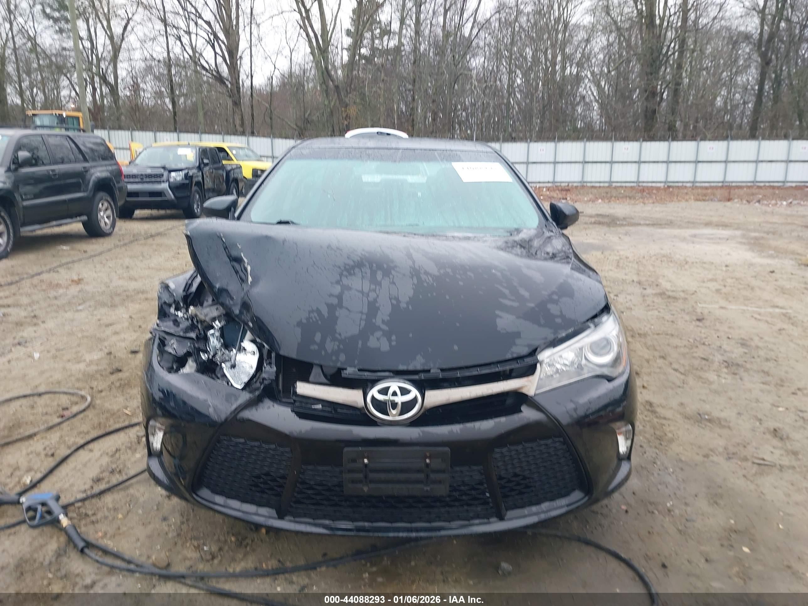 2015 Toyota Camry Se Black vin: 4T1BF1FK4FU014891