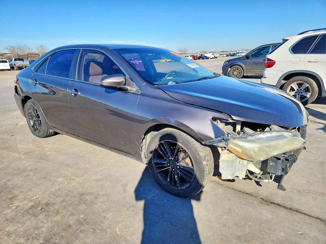 2015 Toyota Camry Se Gray vin: 4T1BF1FK4FU020285