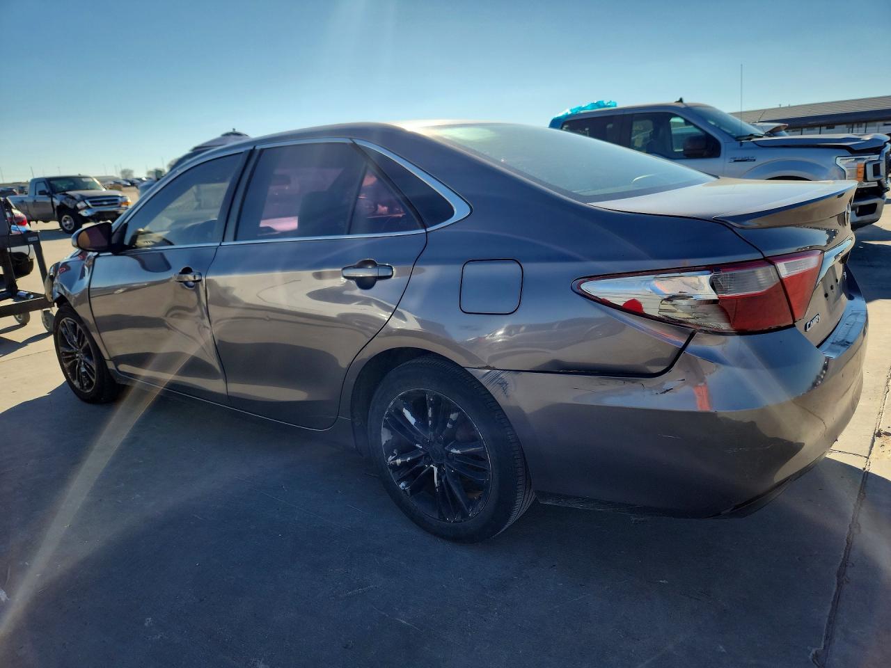 2015 Toyota Camry Se Gray vin: 4T1BF1FK4FU020285