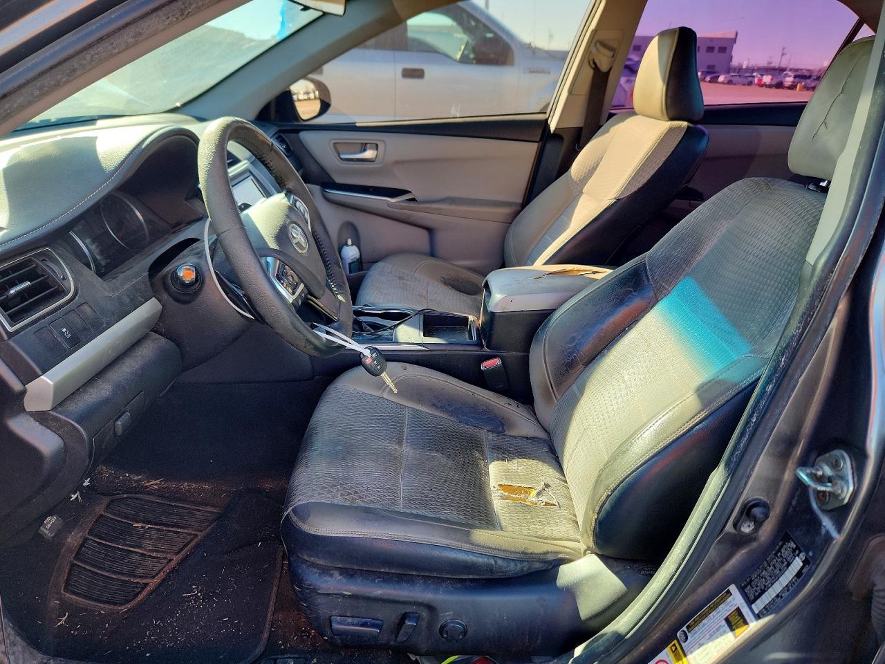 2015 Toyota Camry Se Gray vin: 4T1BF1FK4FU020285