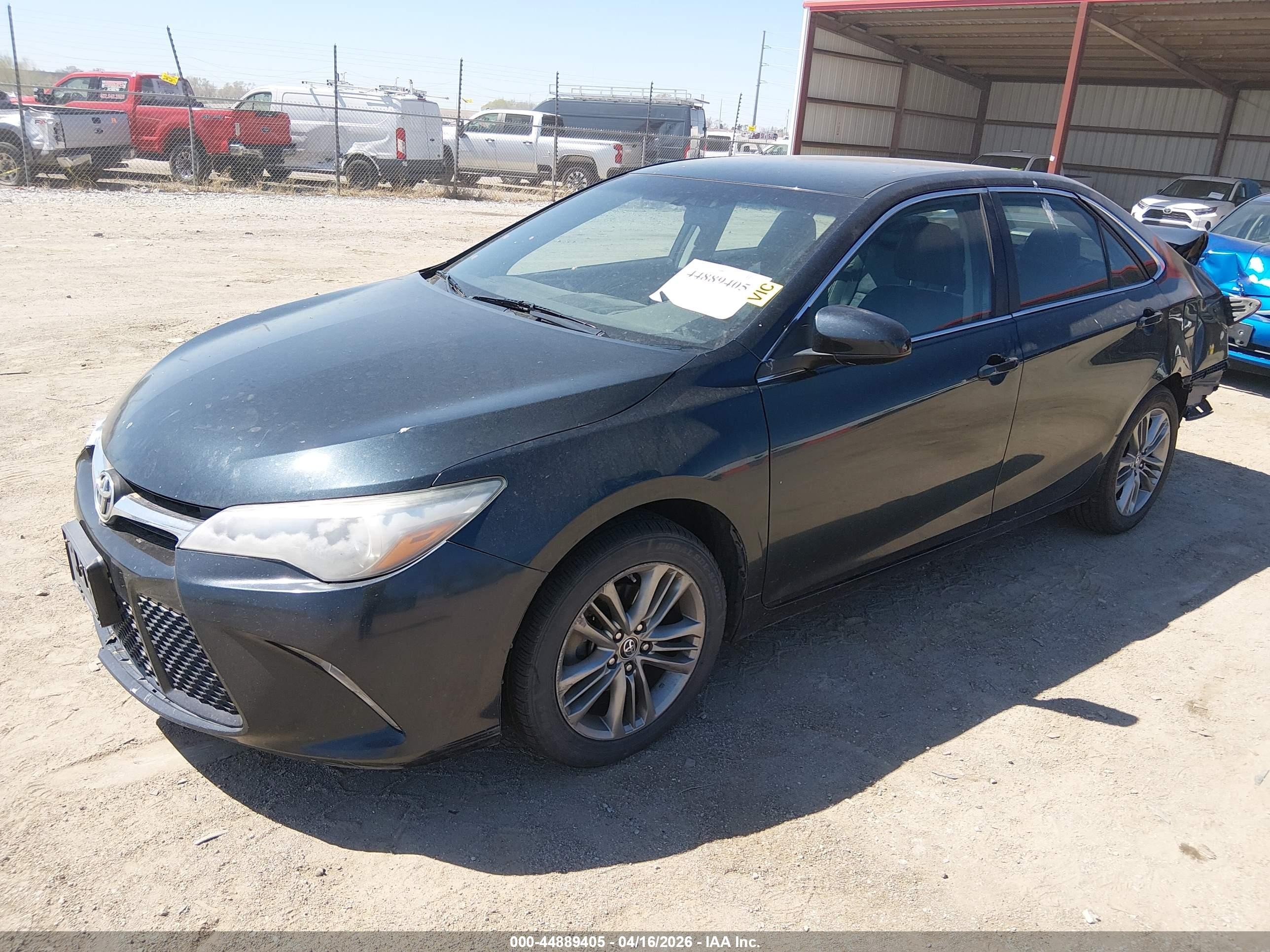 2015 Toyota Camry Se Navy vin: 4T1BF1FK4FU022845