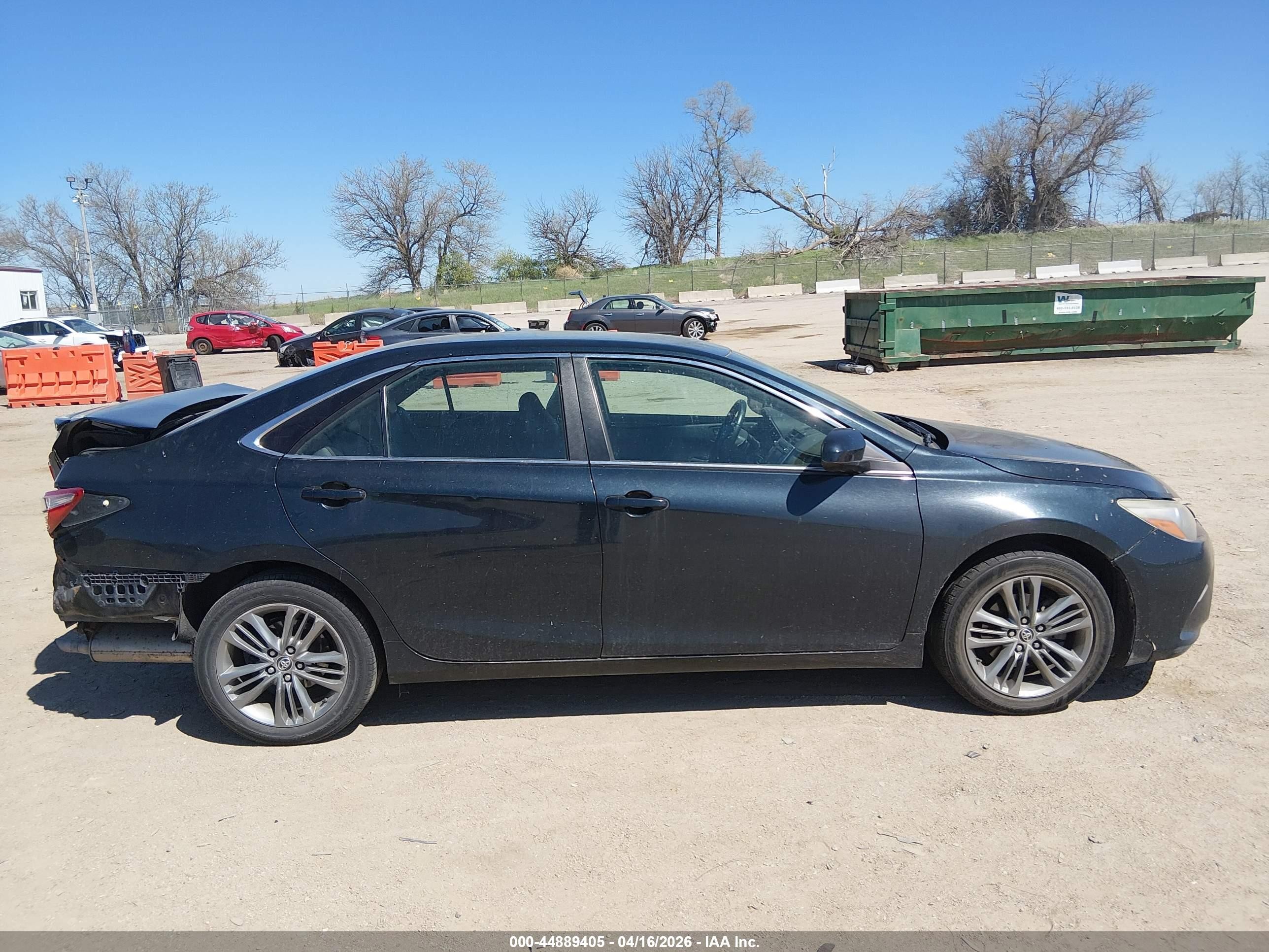 2015 Toyota Camry Se Navy vin: 4T1BF1FK4FU022845