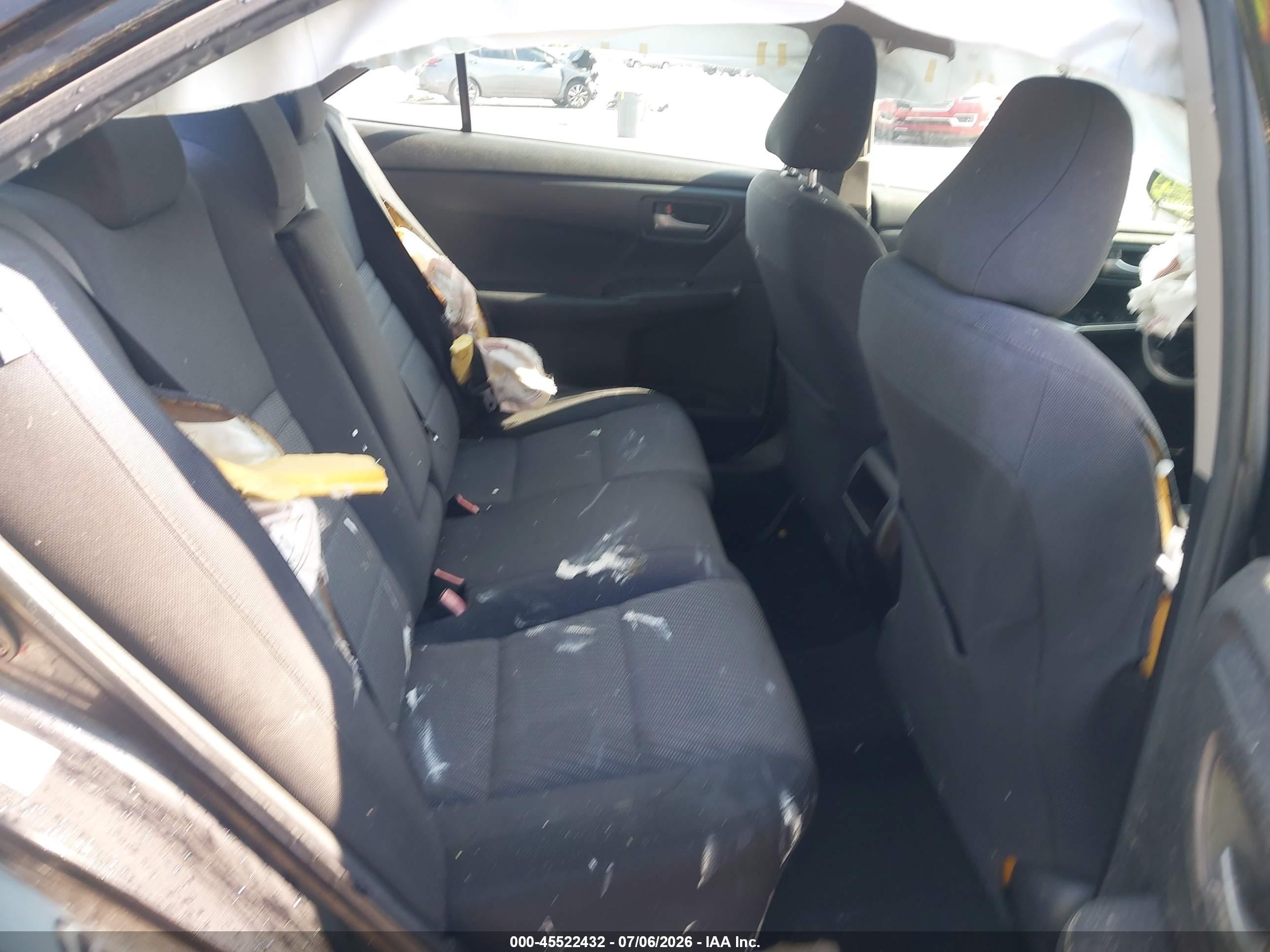 2015 Toyota Camry Le Black vin: 4T1BF1FK4FU029147