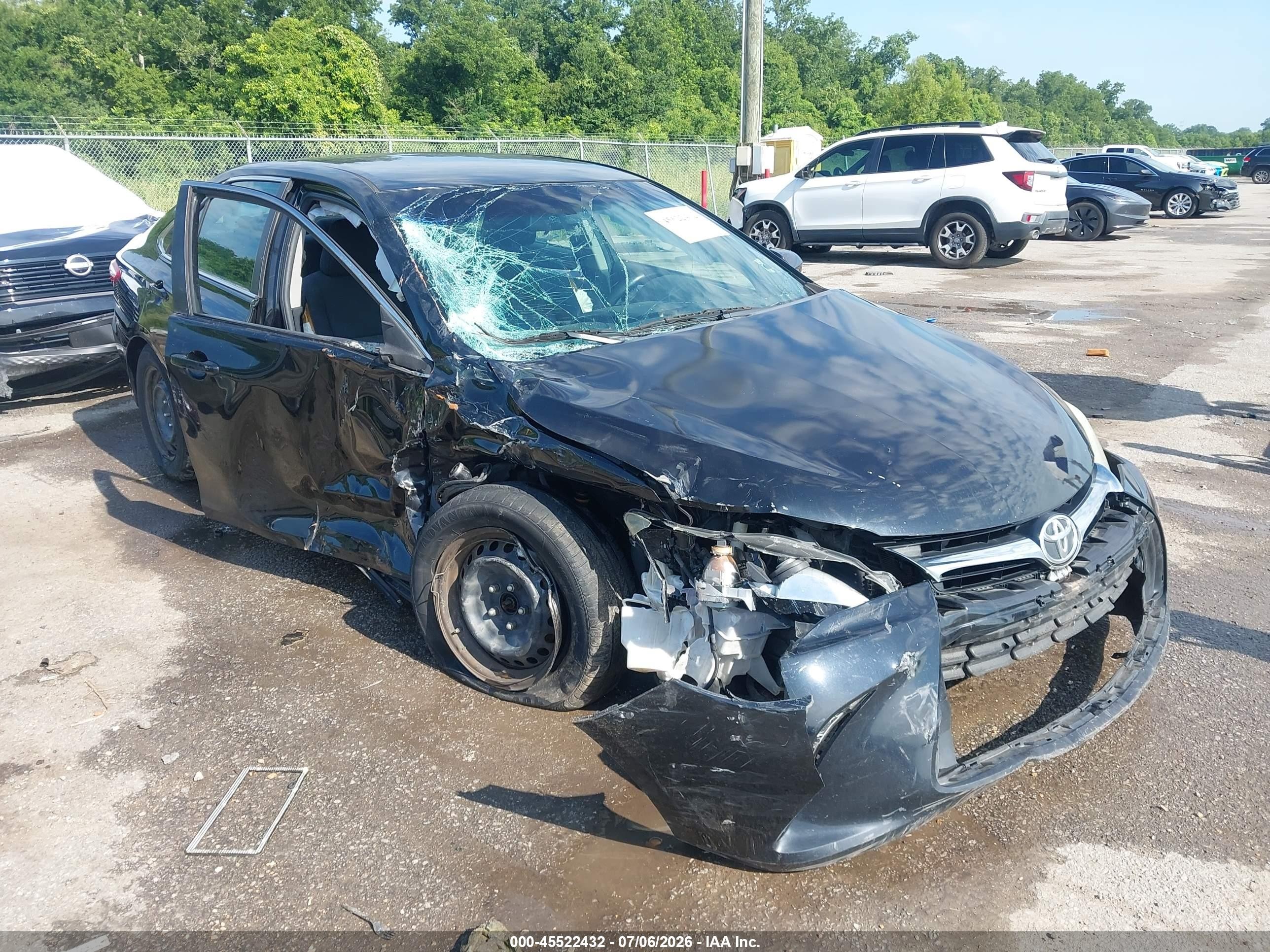 2015 Toyota Camry Le Black vin: 4T1BF1FK4FU029147