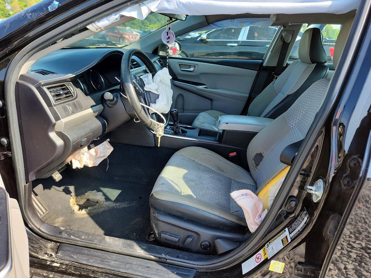 2015 Toyota Camry Se Black vin: 4T1BF1FK4FU034882