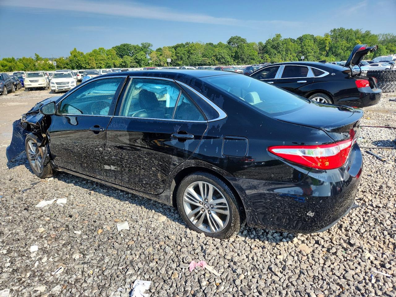 2015 Toyota Camry Se Black vin: 4T1BF1FK4FU034882