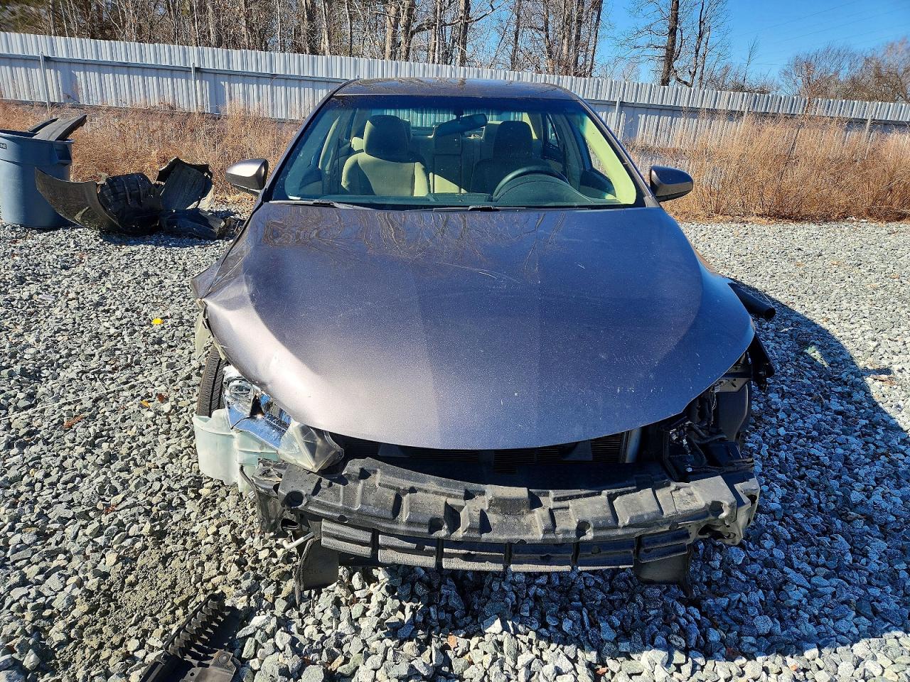2015 Toyota Camry Le Серый vin: 4T1BF1FK4FU037104
