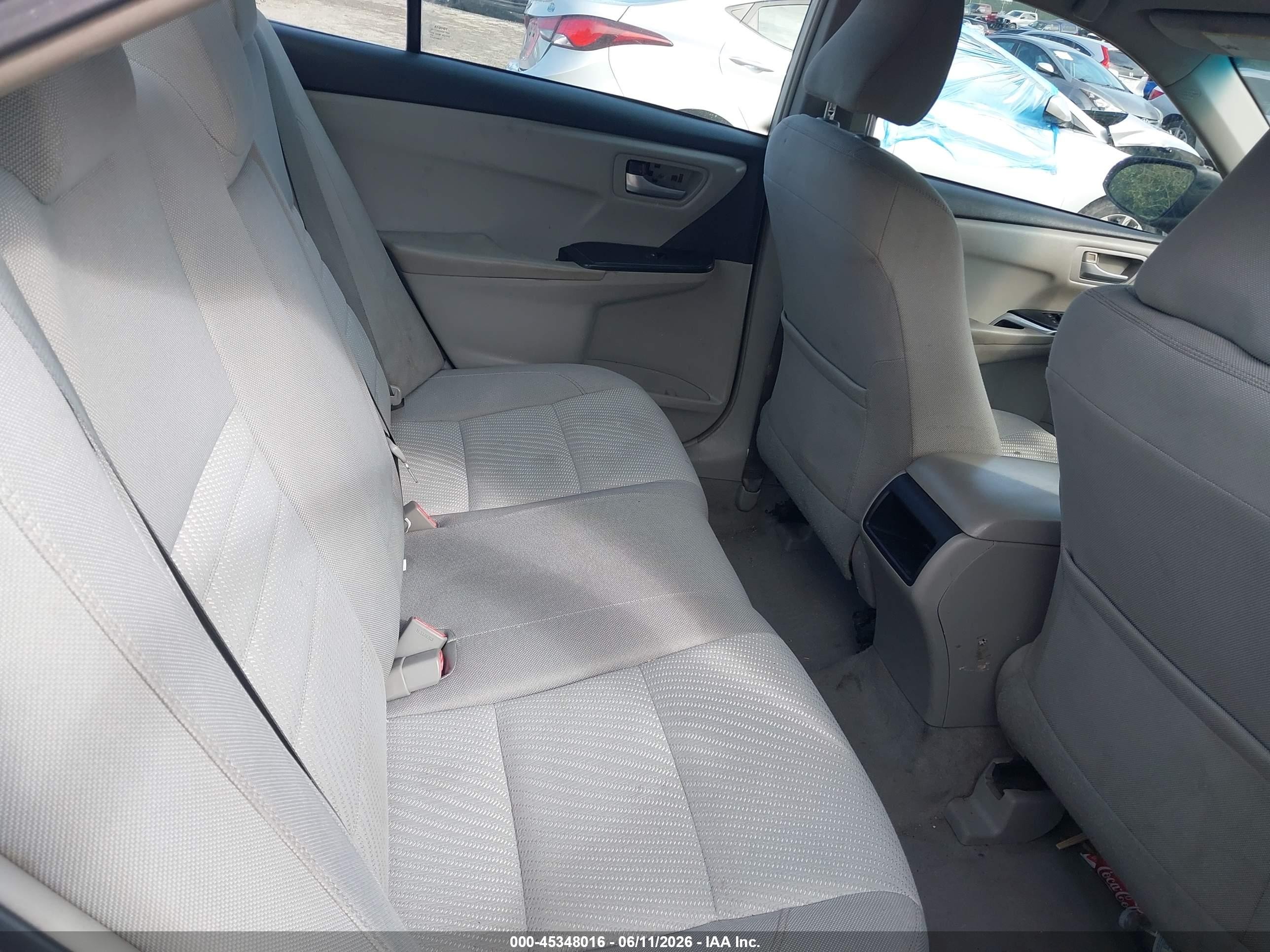 2015 Toyota Camry Le Black vin: 4T1BF1FK4FU038222