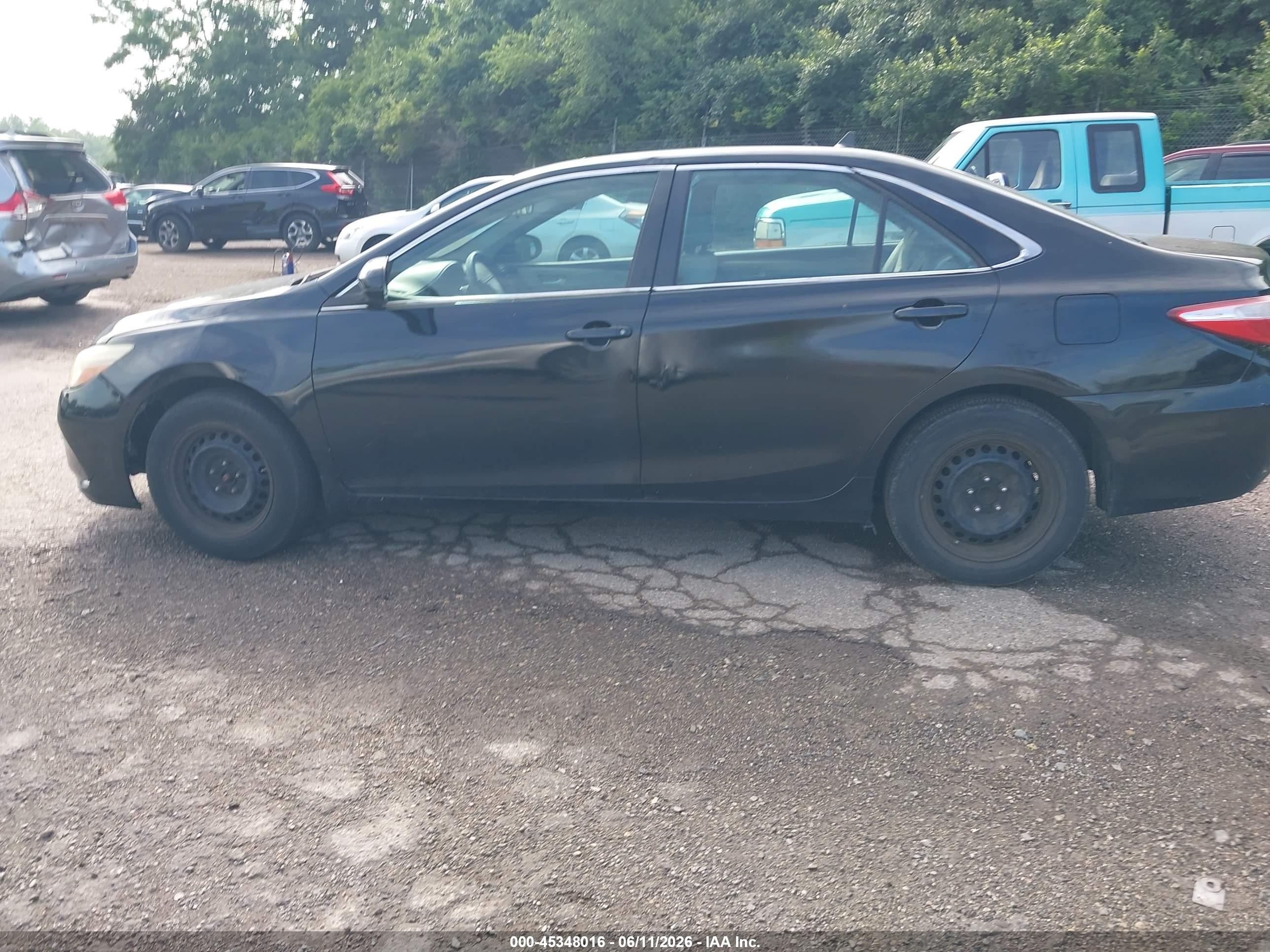 2015 Toyota Camry Le Black vin: 4T1BF1FK4FU038222