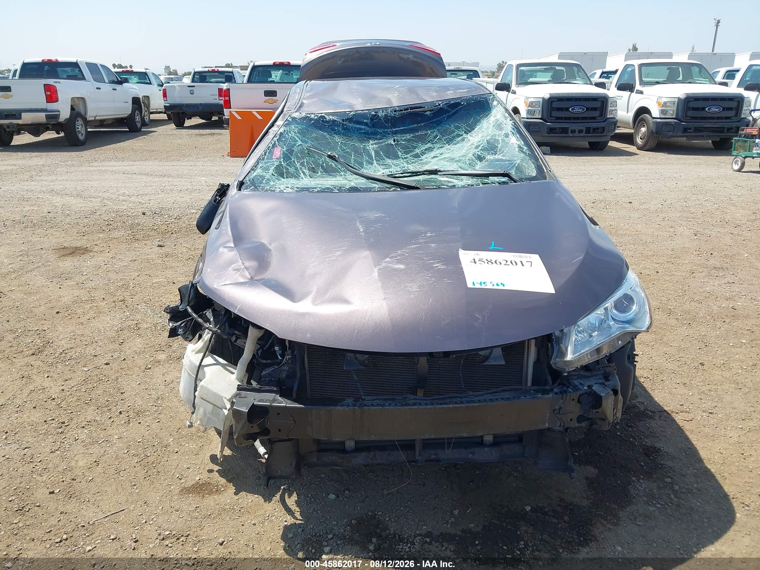 2015 Toyota Camry Le Желто-коричневый vin: 4T1BF1FK4FU065016
