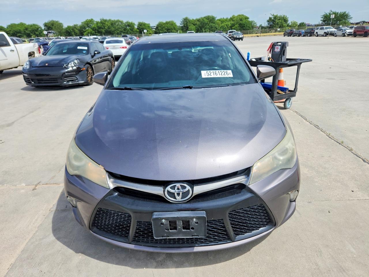 2015 Toyota Camry Se Gray vin: 4T1BF1FK4FU072595