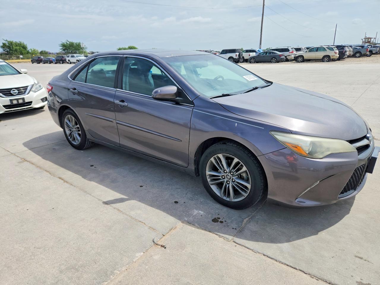 2015 Toyota Camry Se Gray vin: 4T1BF1FK4FU072595