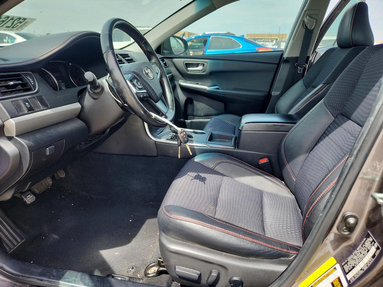2015 Toyota Camry Se Gray vin: 4T1BF1FK4FU072595