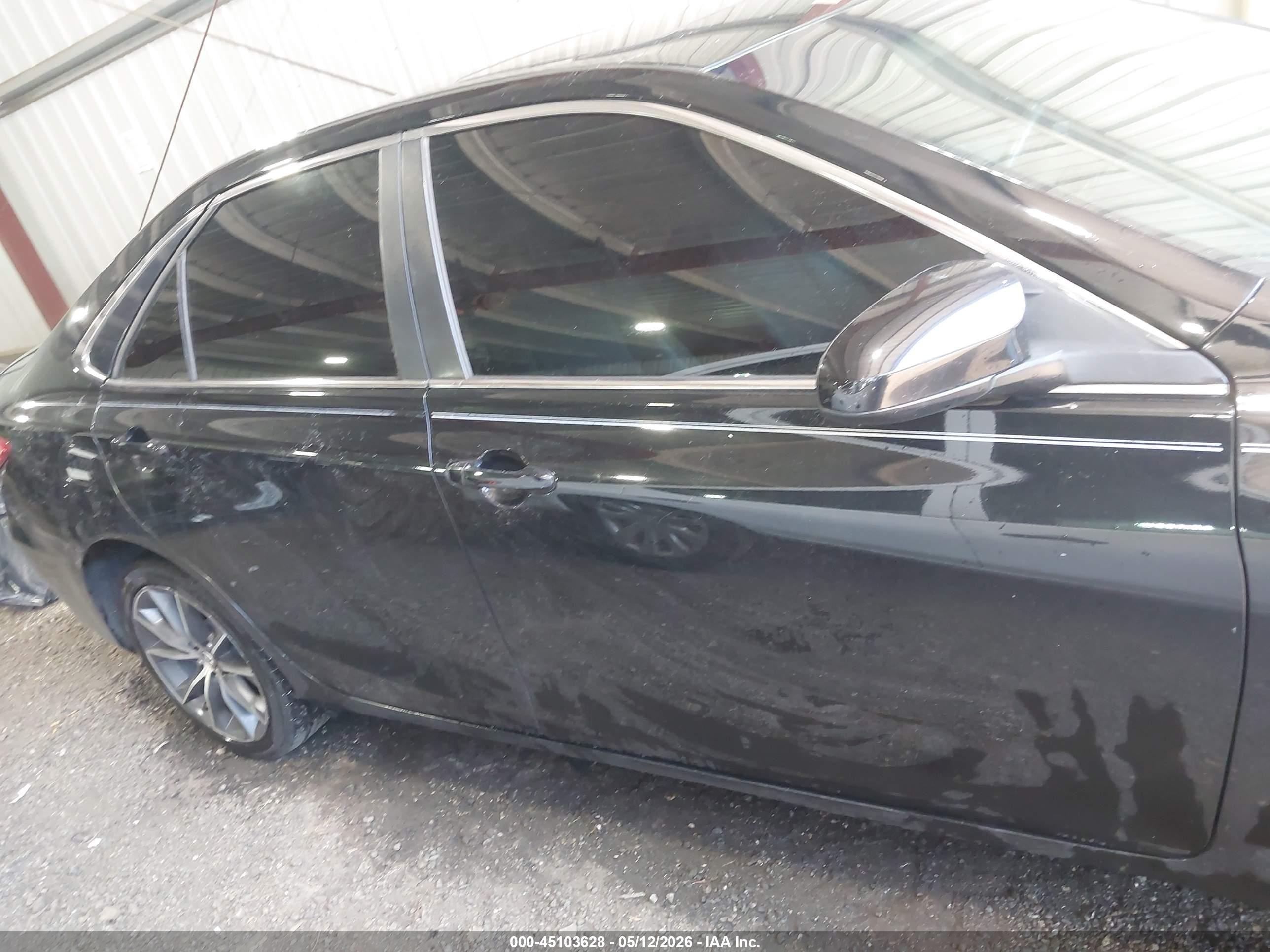 2015 Toyota Camry Xse Черный vin: 4T1BF1FK4FU074735