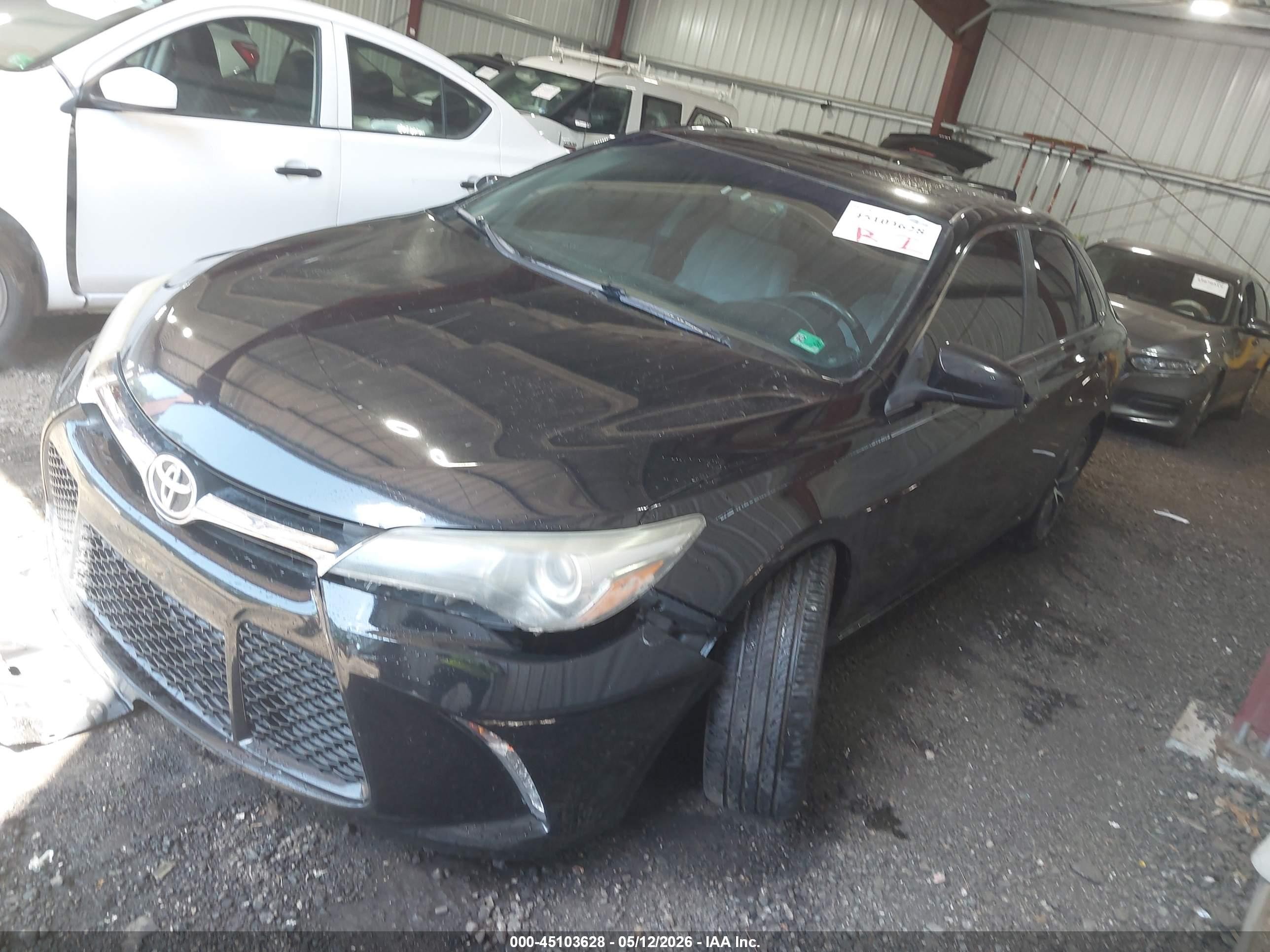 2015 Toyota Camry Xse Черный vin: 4T1BF1FK4FU074735