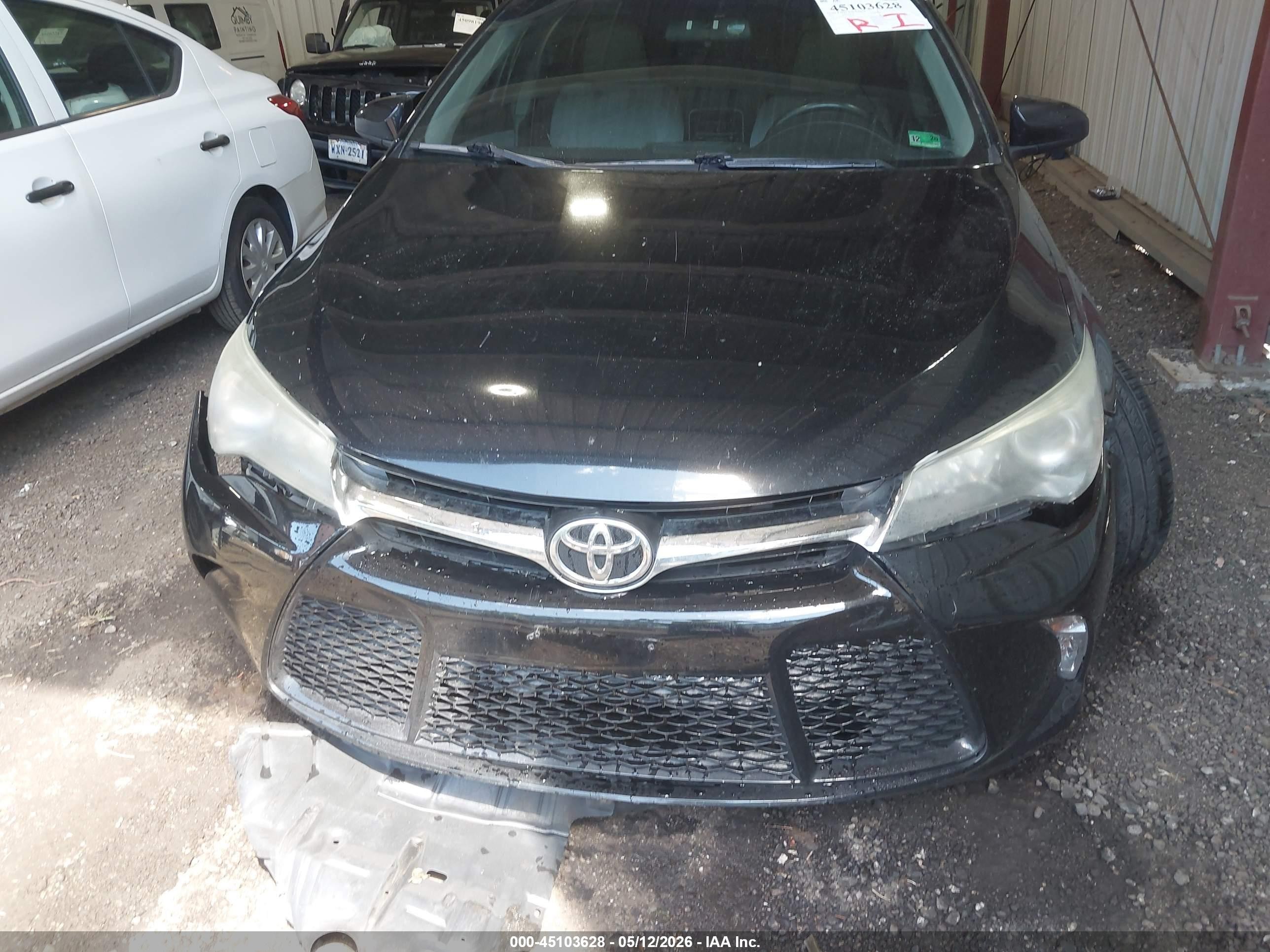 2015 Toyota Camry Xse Черный vin: 4T1BF1FK4FU074735