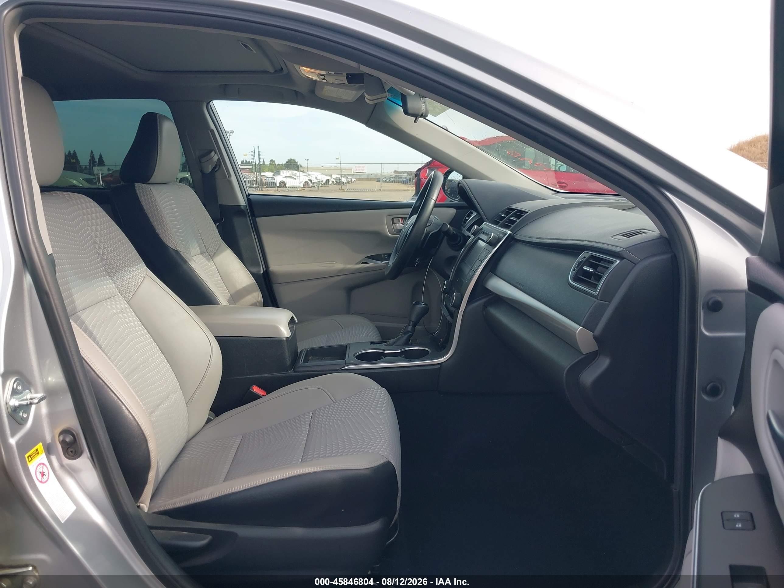 2015 Toyota Camry Se Gray vin: 4T1BF1FK4FU094189