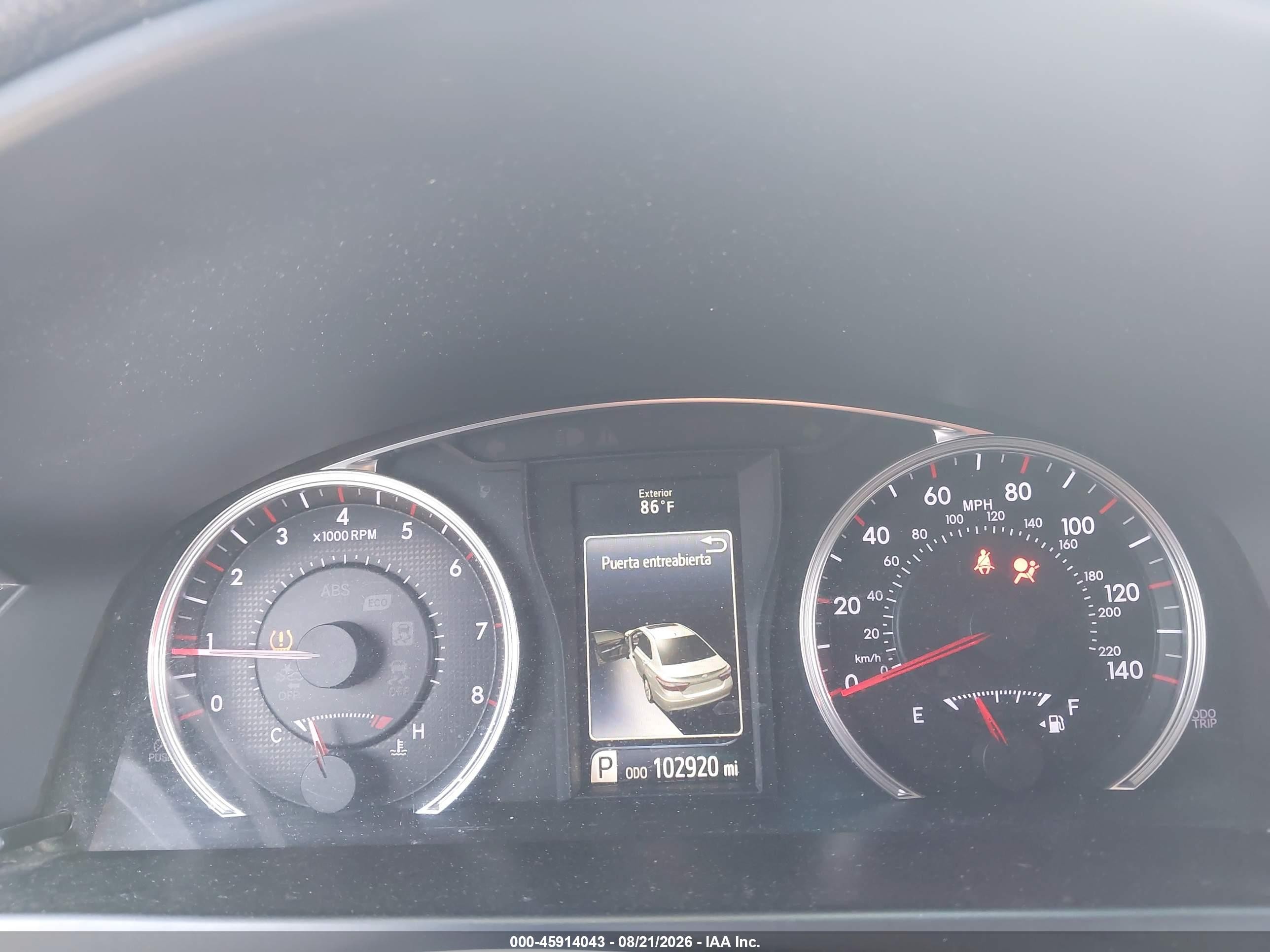 2015 Toyota Camry Se Белый vin: 4T1BF1FK4FU094905