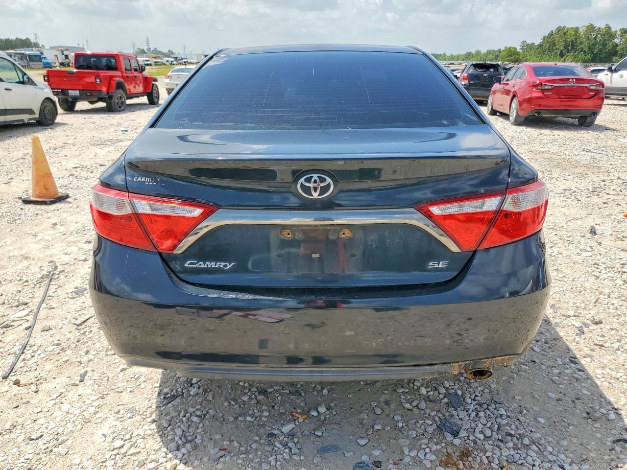 2015 Toyota Camry Se Black vin: 4T1BF1FK4FU096699