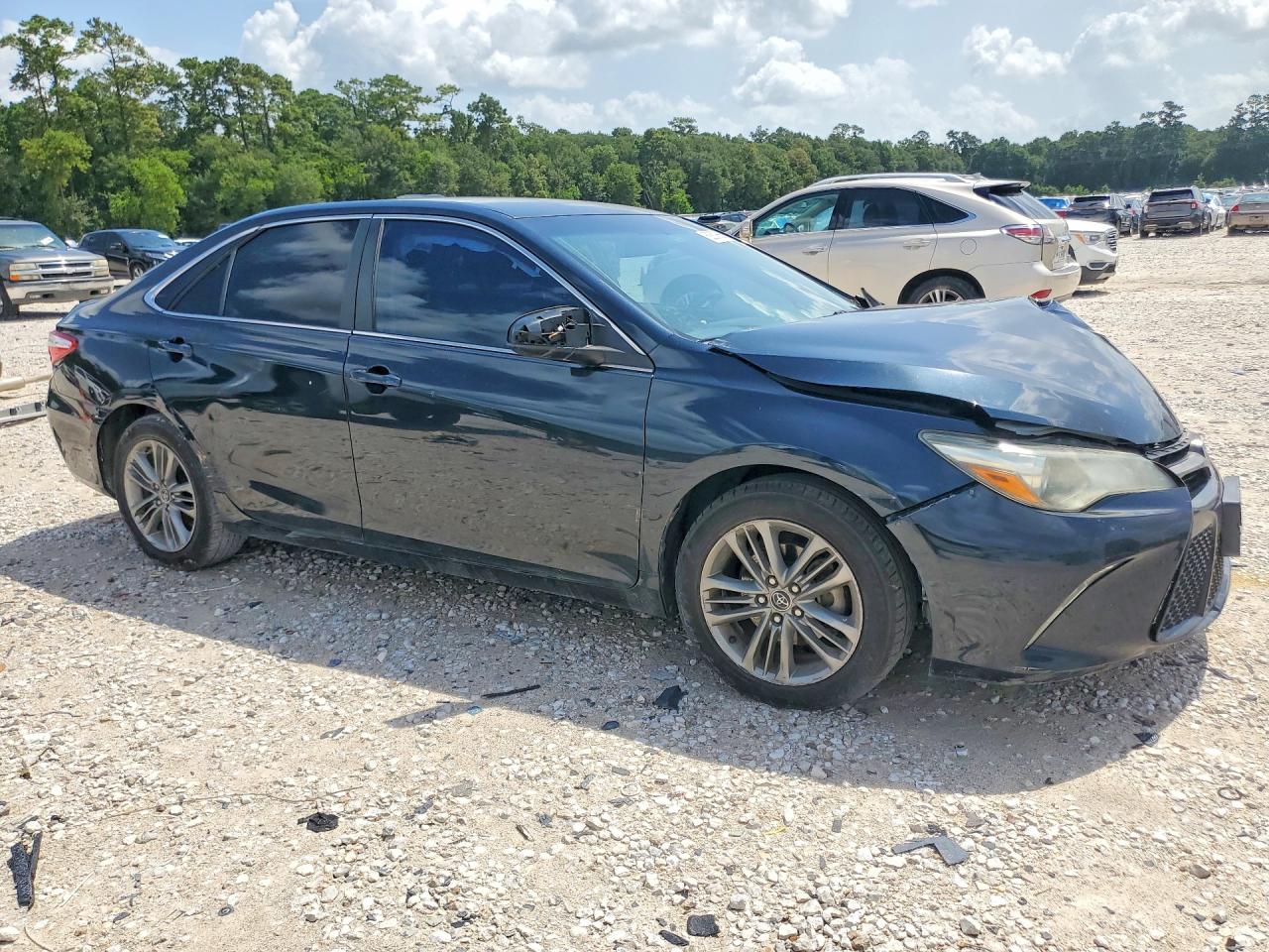 2015 Toyota Camry Se Black vin: 4T1BF1FK4FU096699