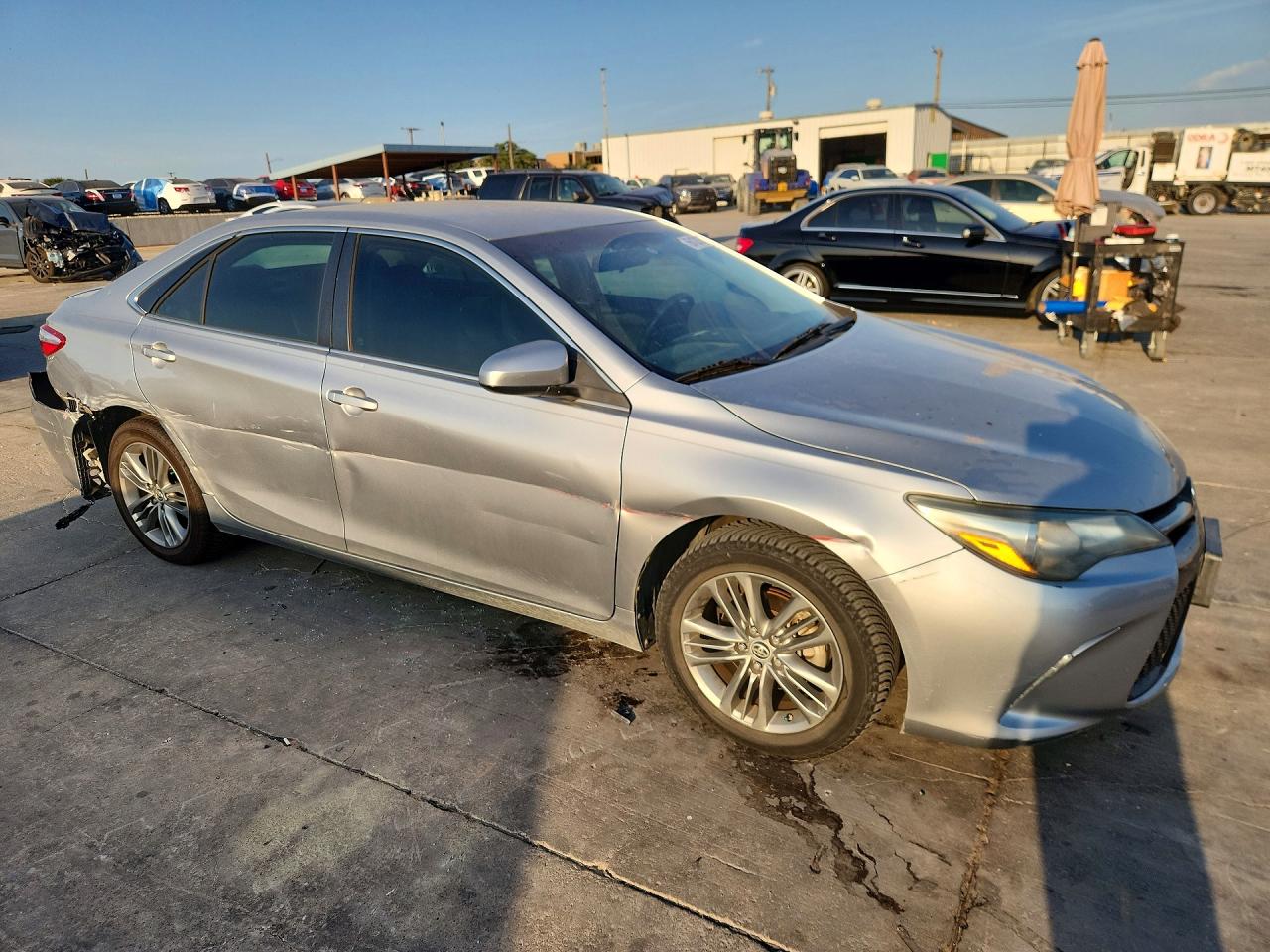 2015 Toyota Camry Se Silver vin: 4T1BF1FK4FU099747