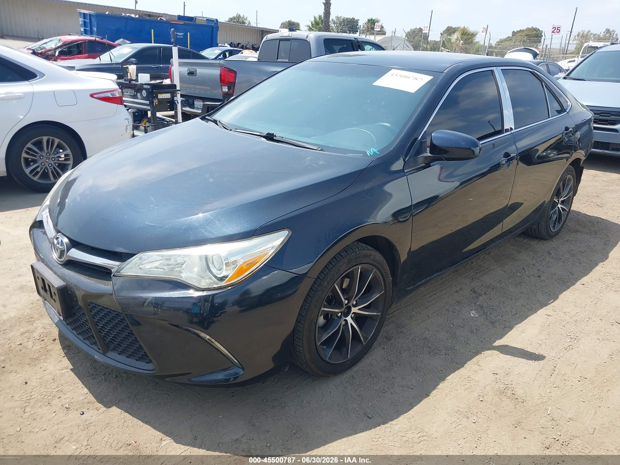 2015 Toyota Camry Xse Dark Blue vin: 4T1BF1FK4FU104378
