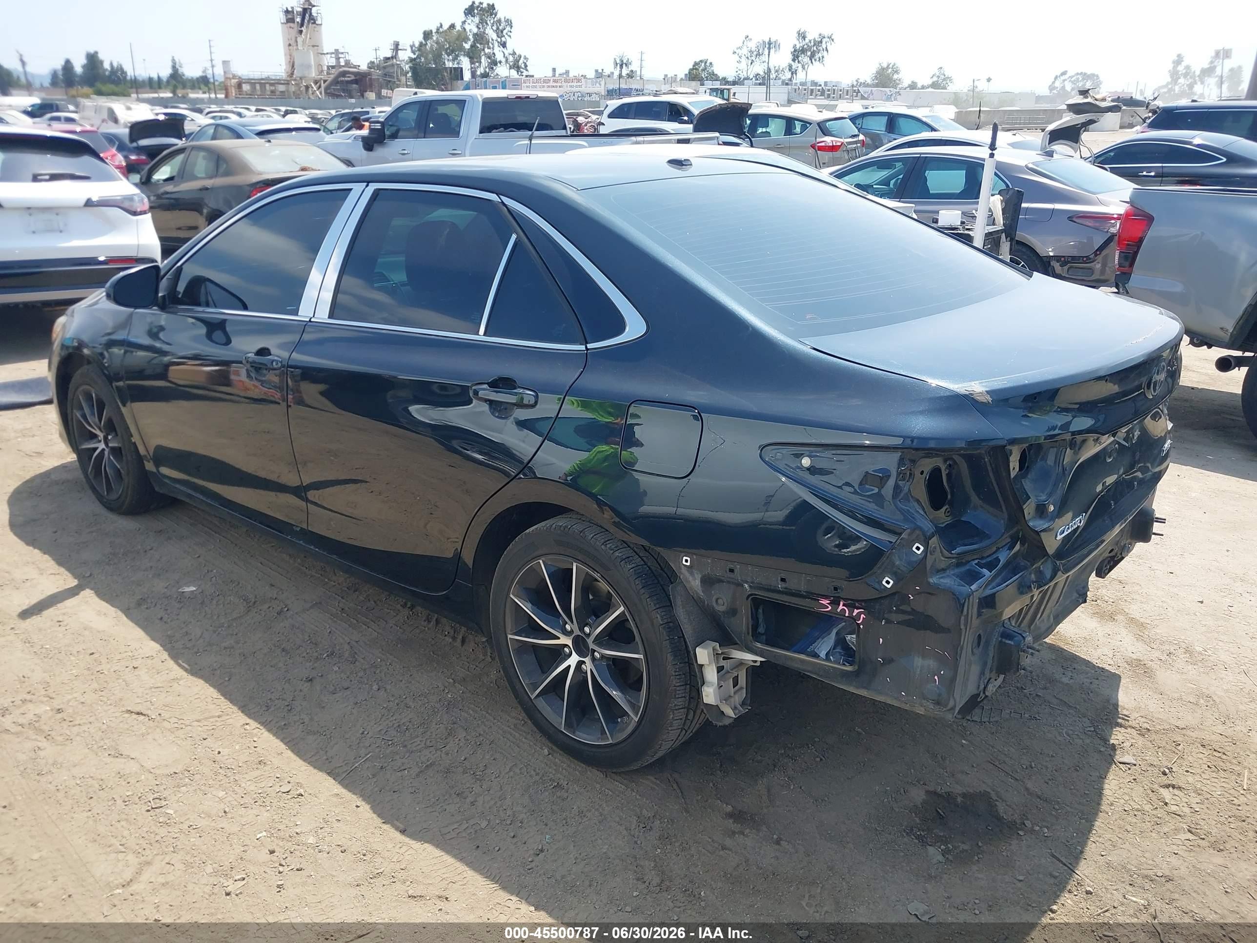 2015 Toyota Camry Xse Dark Blue vin: 4T1BF1FK4FU104378