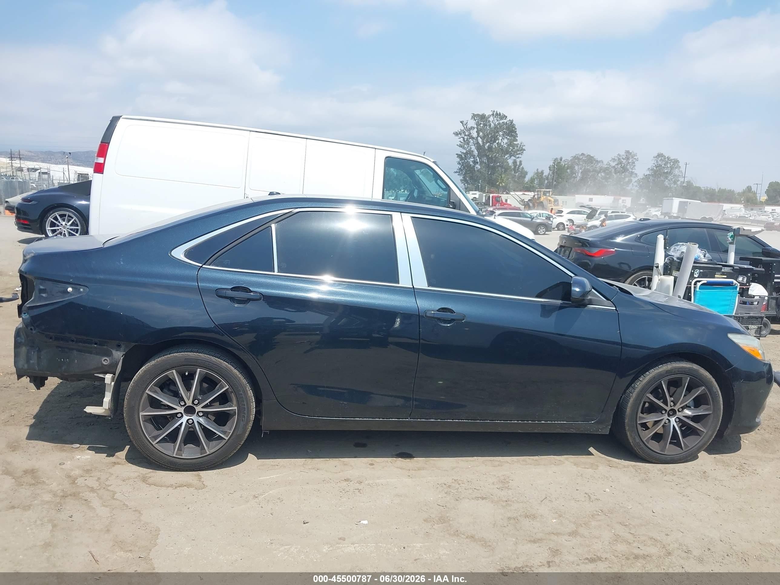 2015 Toyota Camry Xse Dark Blue vin: 4T1BF1FK4FU104378