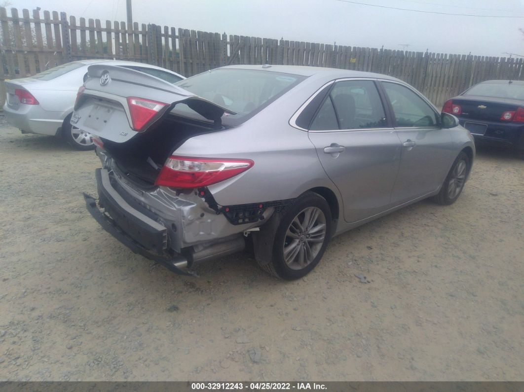 2015 Toyota Camry Xle/se/le/xse Silver vin: 4T1BF1FK4FU113565