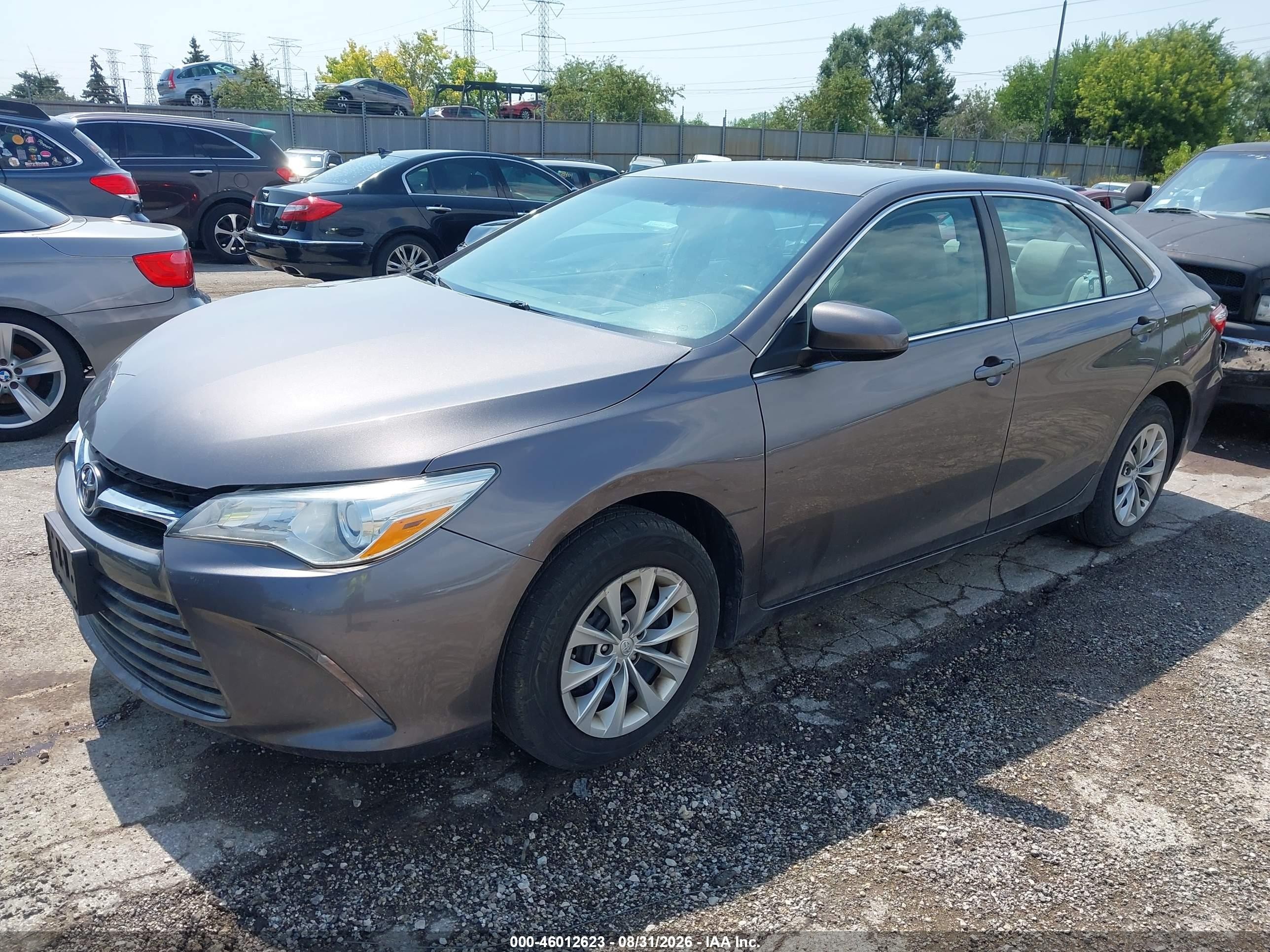 2015 Toyota Camry Le Коричневый vin: 4T1BF1FK4FU482233