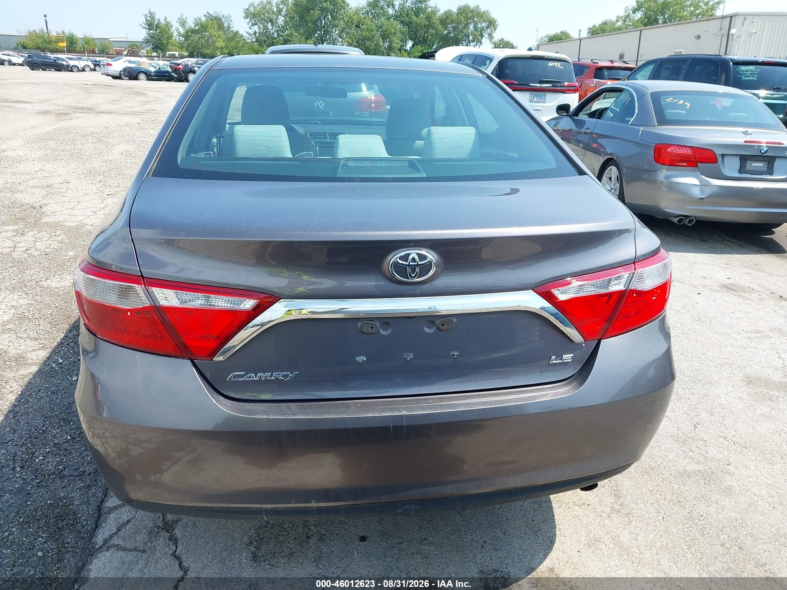 2015 Toyota Camry Le Коричневый vin: 4T1BF1FK4FU482233