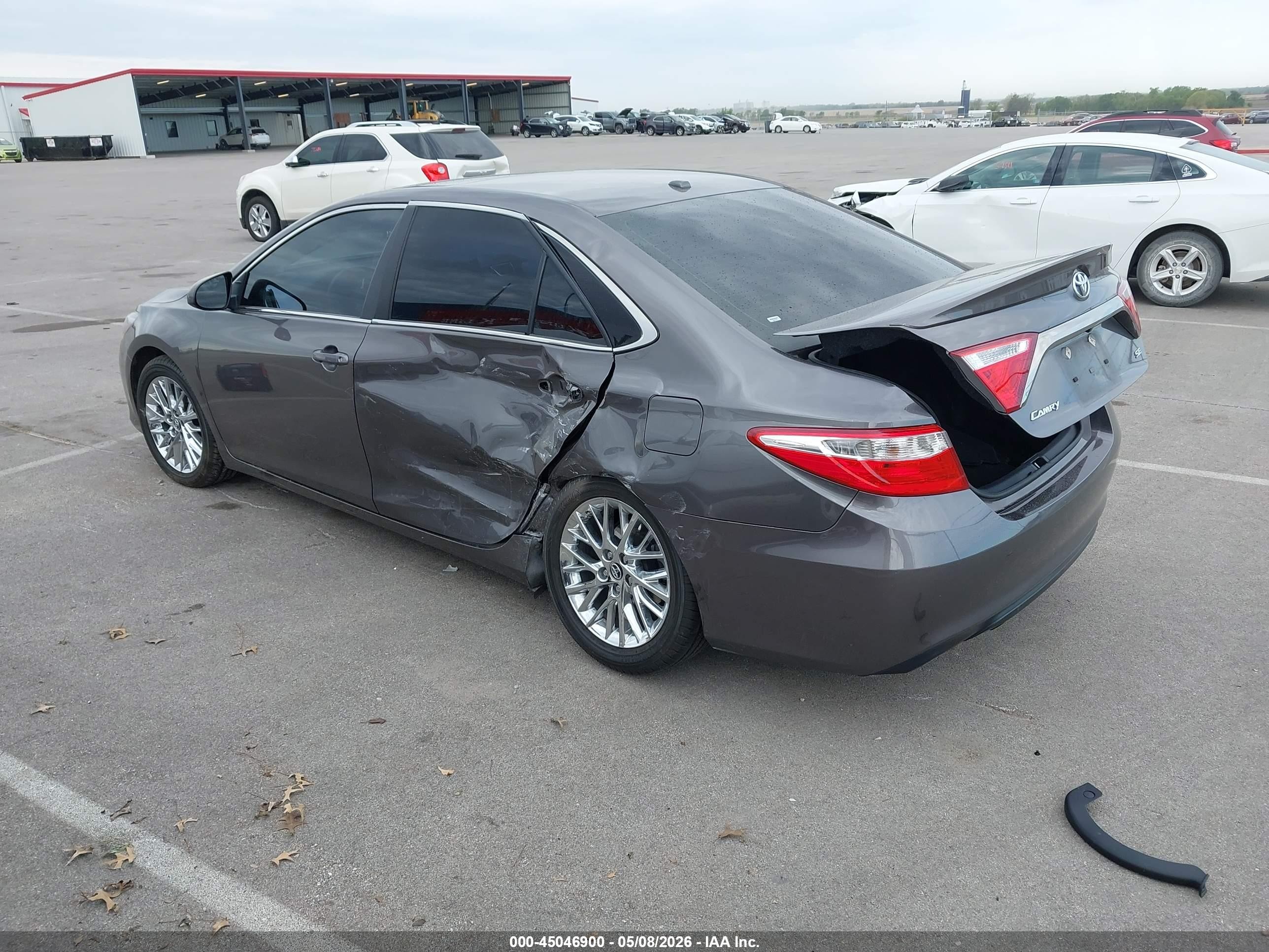 2015 Toyota Camry Se Gray vin: 4T1BF1FK4FU482569
