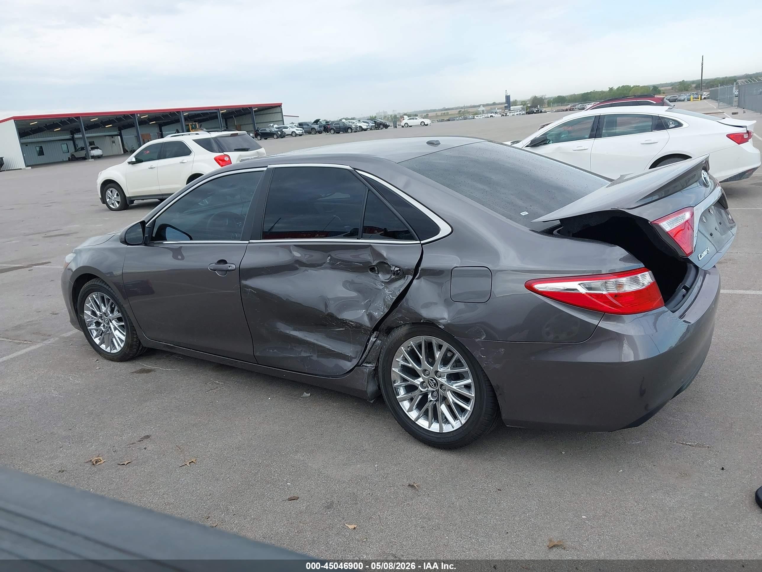 2015 Toyota Camry Se Gray vin: 4T1BF1FK4FU482569