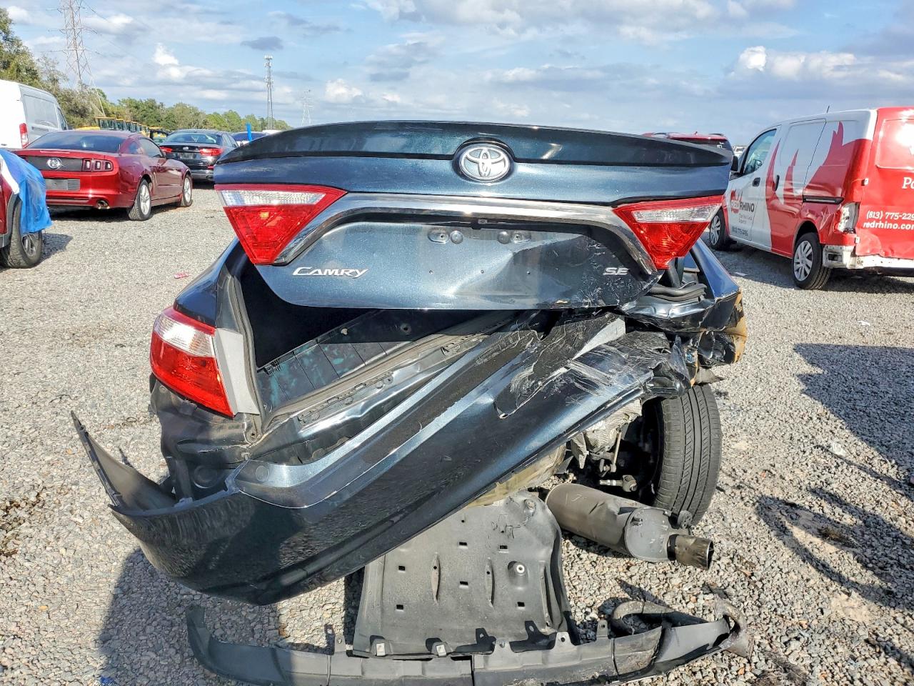 2015 Toyota Camry Se Gray vin: 4T1BF1FK4FU482765