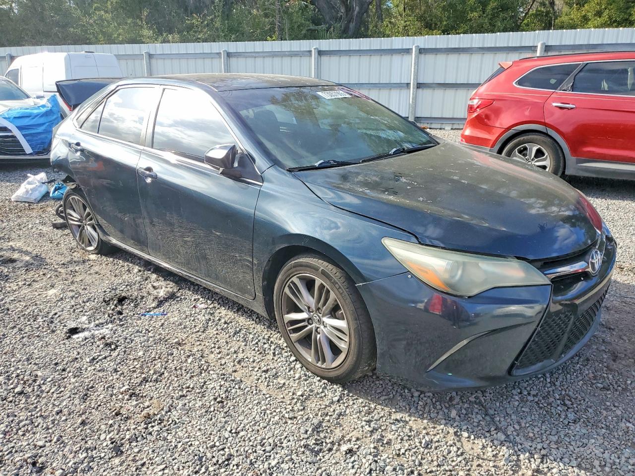 2015 Toyota Camry Se Gray vin: 4T1BF1FK4FU482765