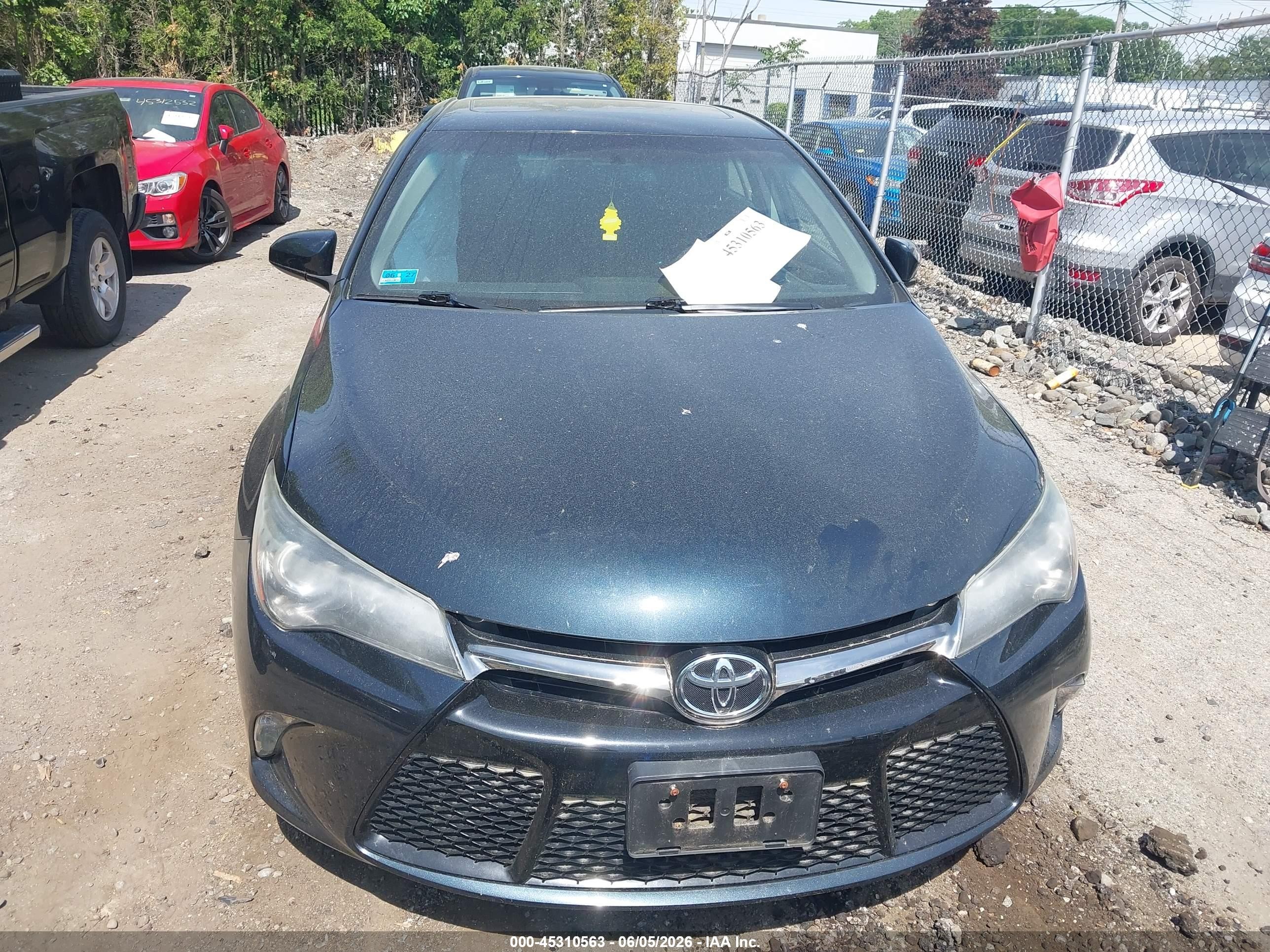 2015 Toyota Camry Xse Blue vin: 4T1BF1FK4FU490073