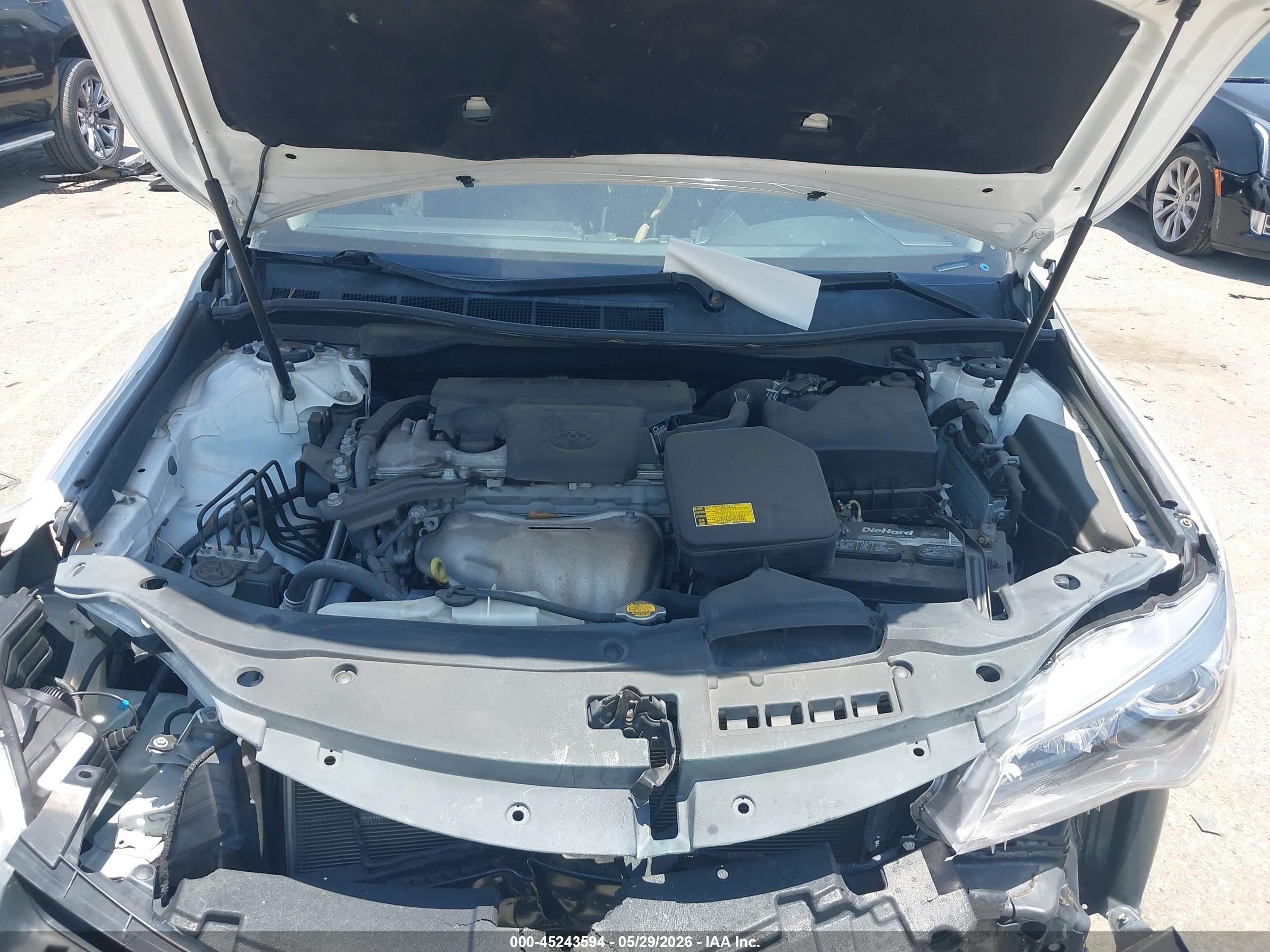 2015 Toyota Camry Se White vin: 4T1BF1FK4FU493619
