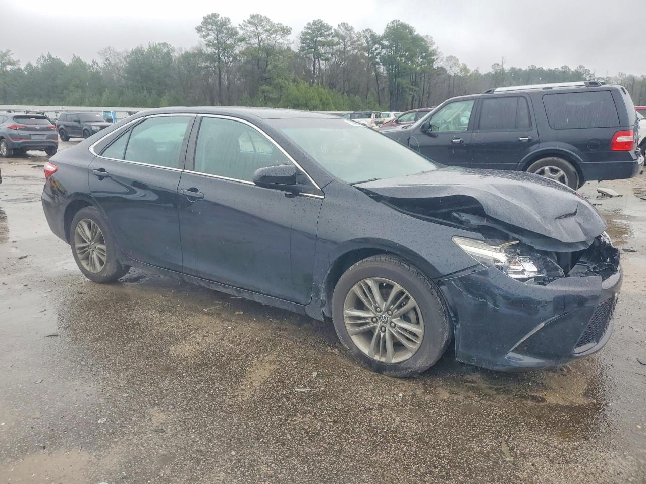 2015 Toyota Camry Se Black vin: 4T1BF1FK4FU882535