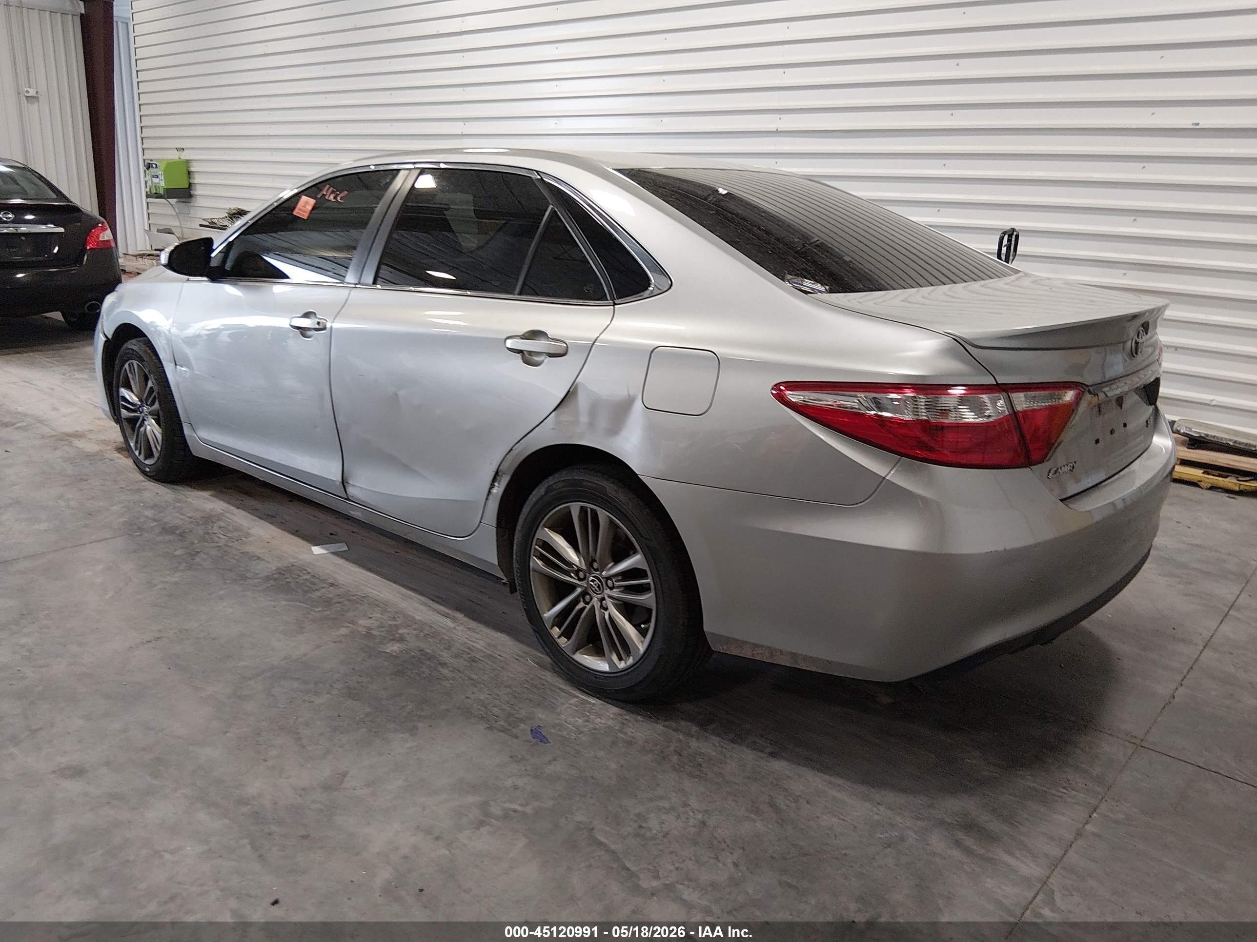 2015 Toyota Camry Se Silver vin: 4T1BF1FK4FU913265