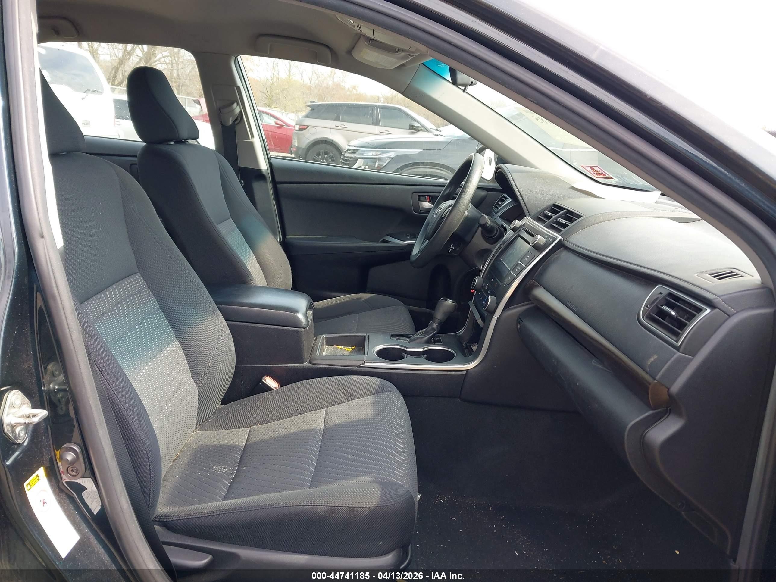 2015 Toyota Camry Le Black vin: 4T1BF1FK4FU920829